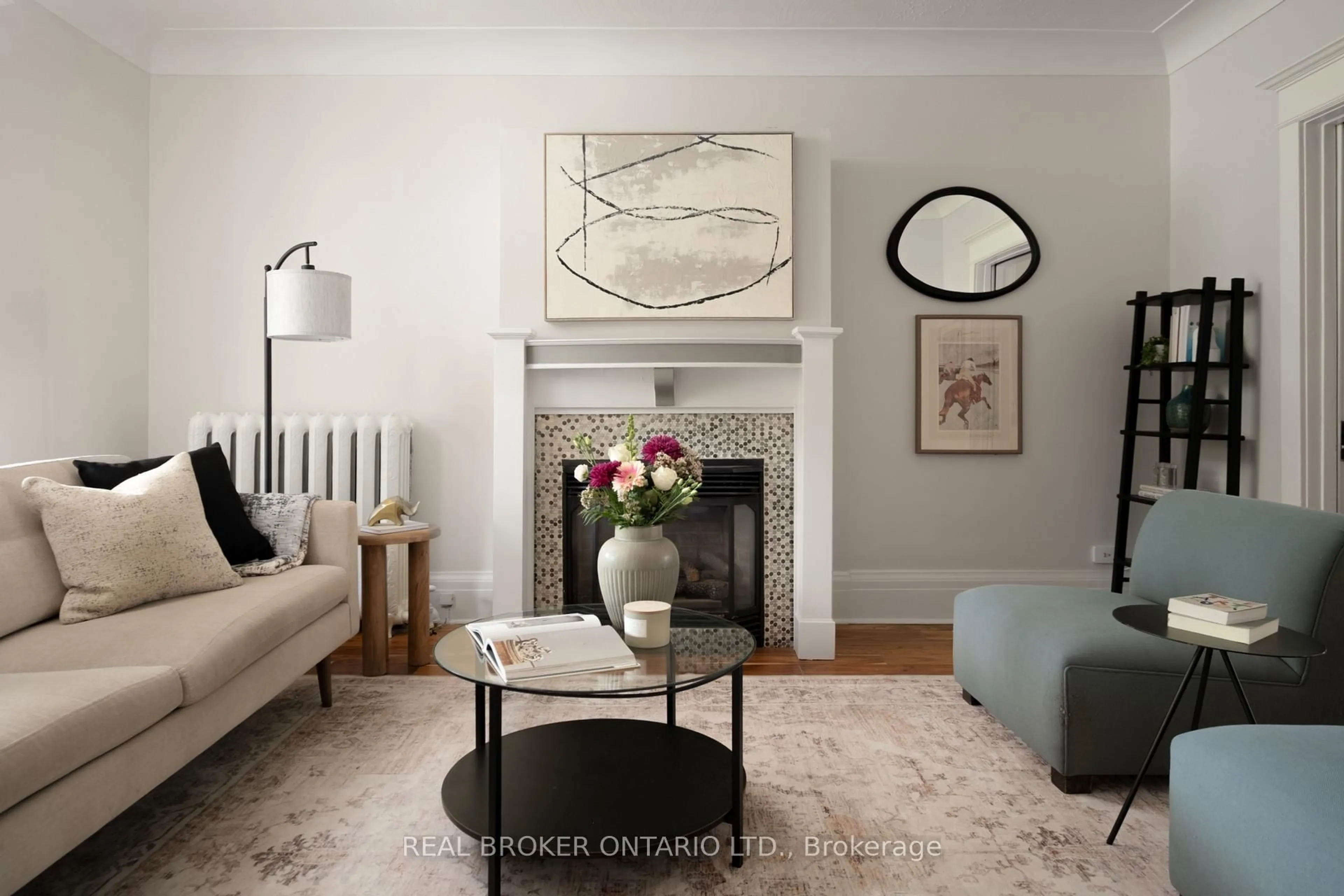 Living room with furniture, unknown for 156 Galley Ave, Toronto Ontario M6R 1H1