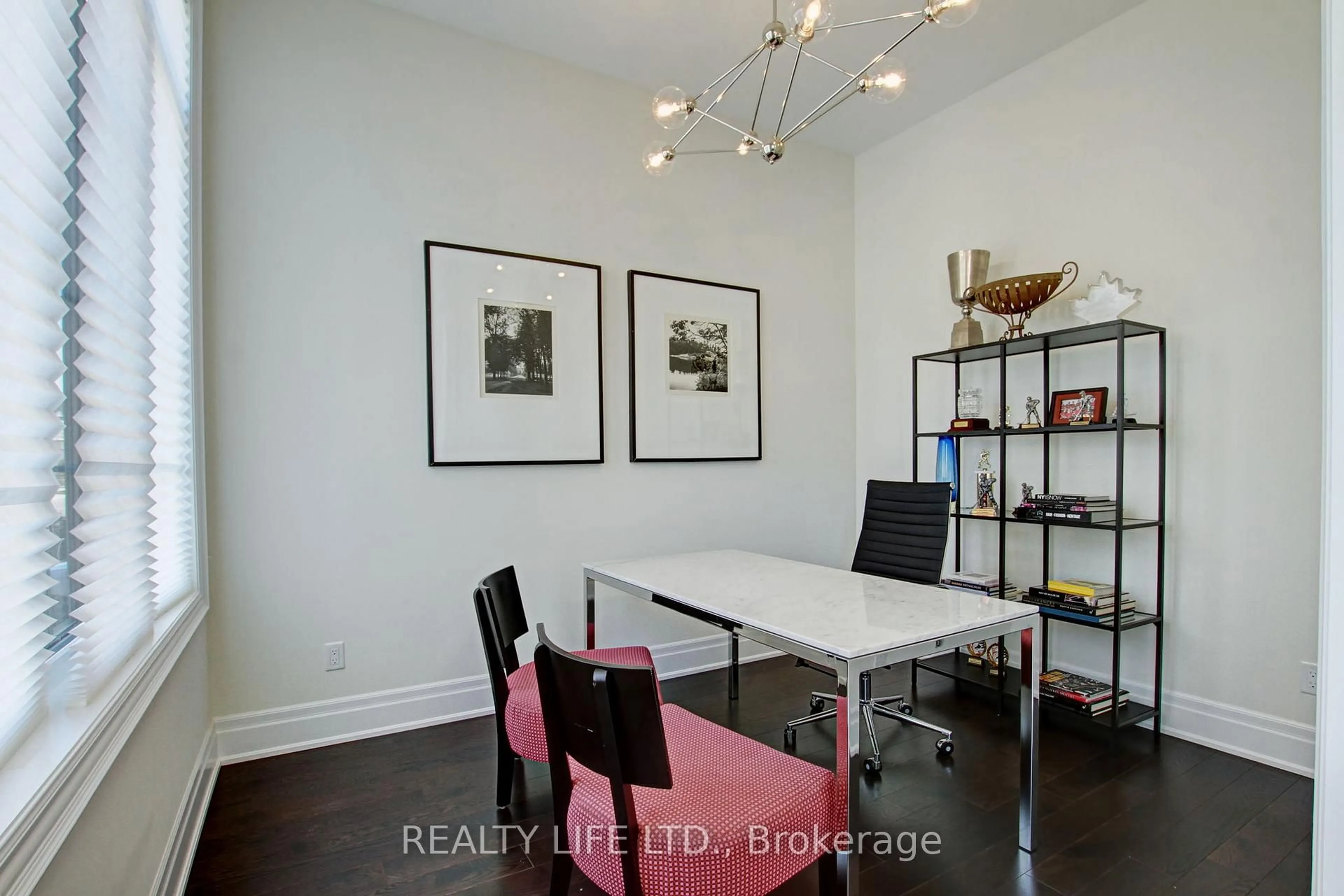 Dining room, wood/laminate floor for 3140 Daniel Way, Oakville Ontario L6H 0V1