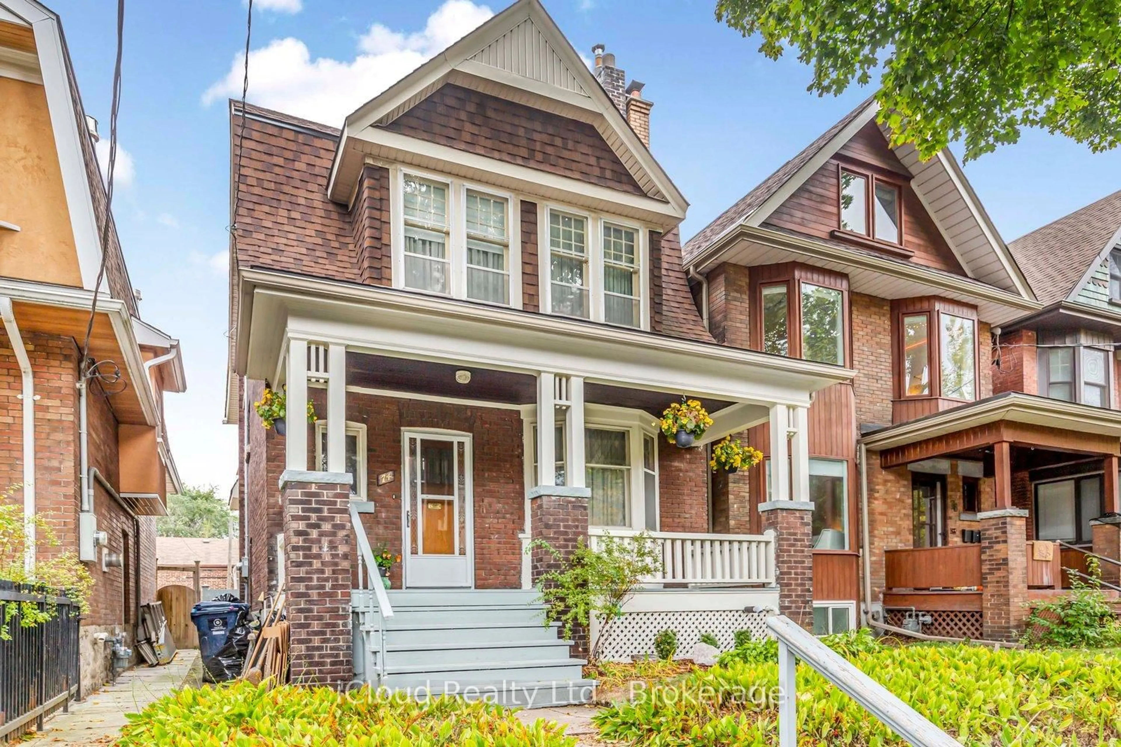 Home with brick exterior material, street for 74* Glendale* Ave, Toronto Ontario M6R 2T1