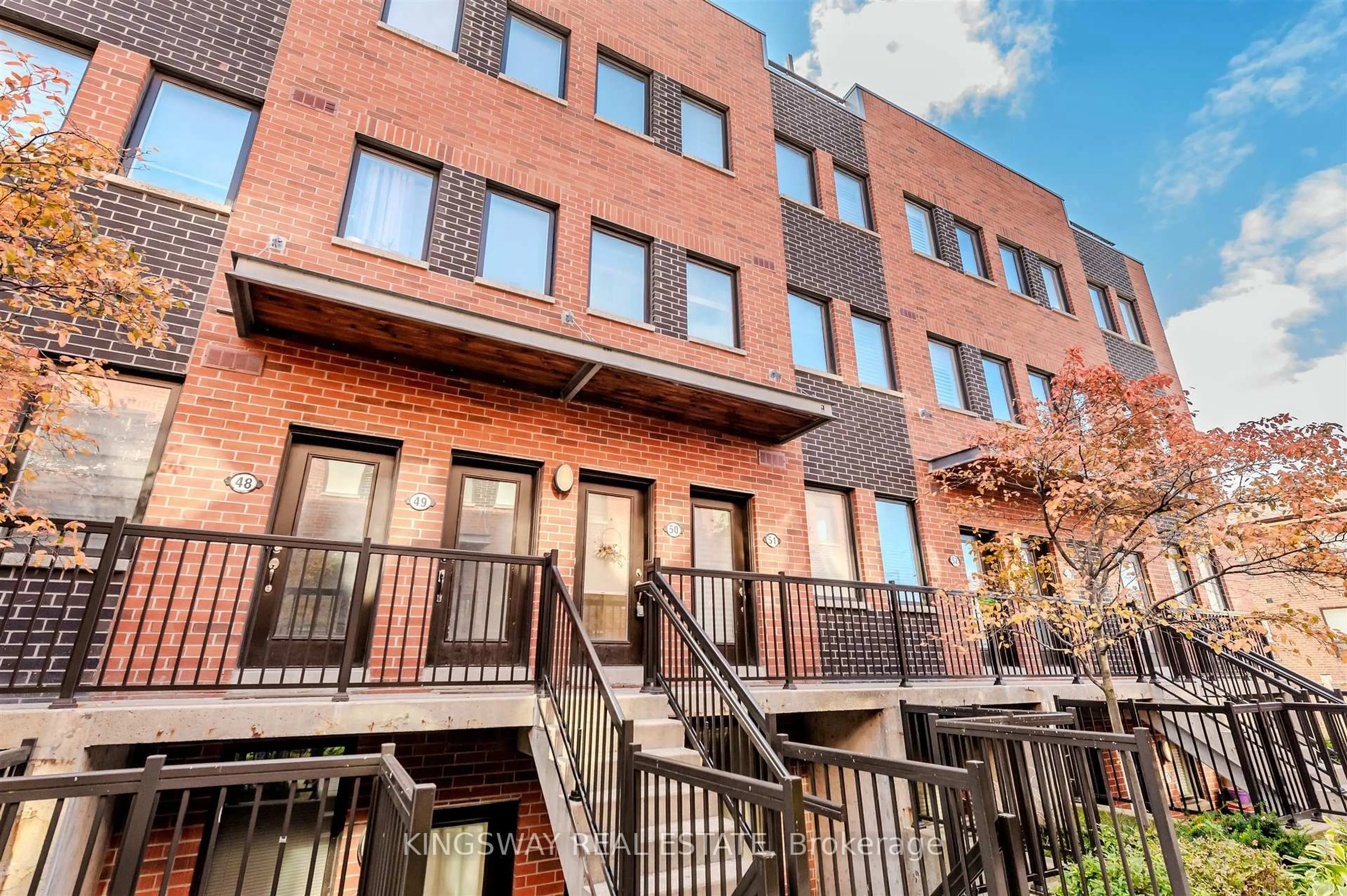 Home with brick exterior material, building for 68 Winston Park Blvd #50, Toronto Ontario M3K 1C3