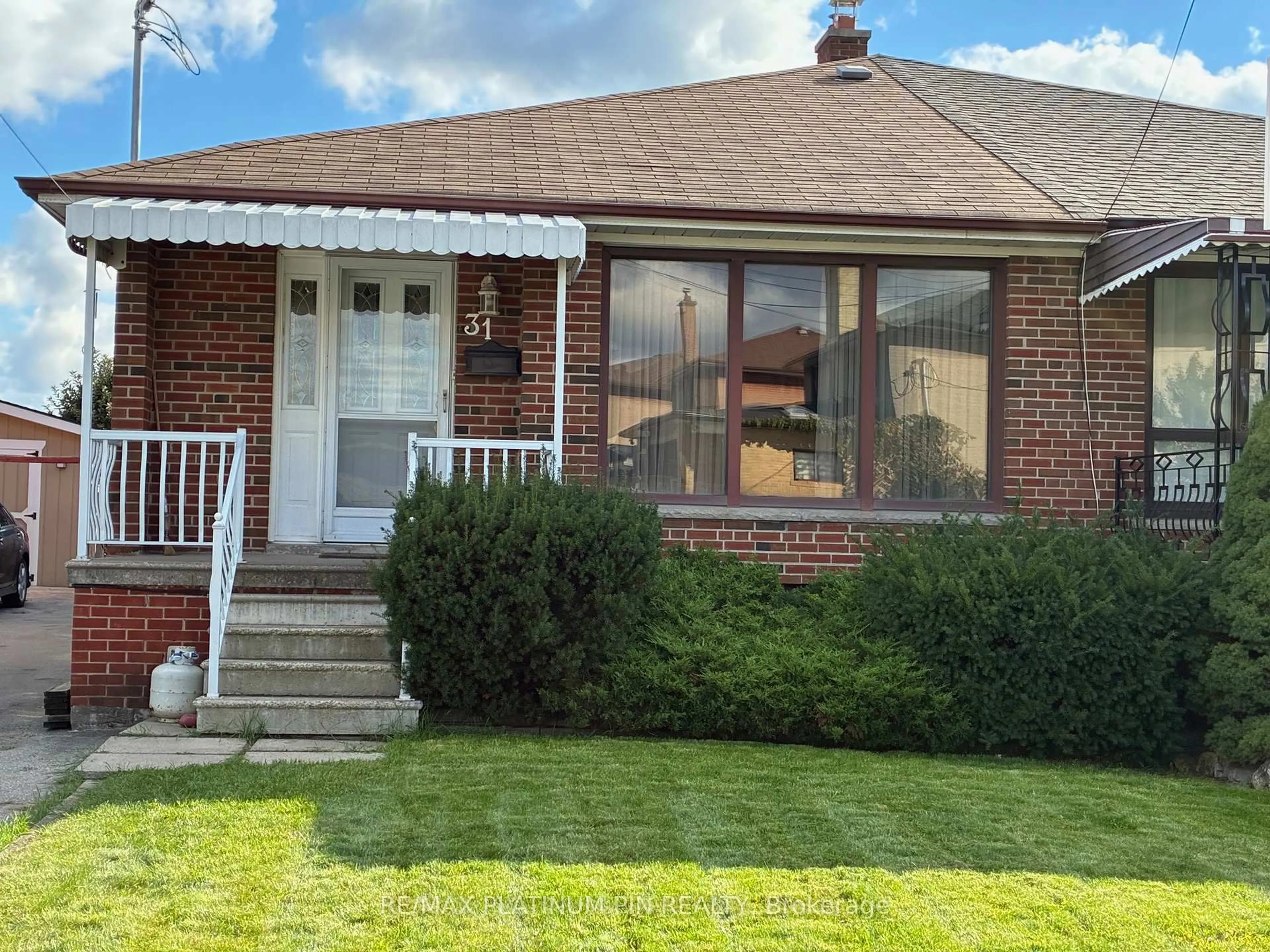 Home with brick exterior material, street for 31 Ryewood Dr, Toronto Ontario M3N 1B7