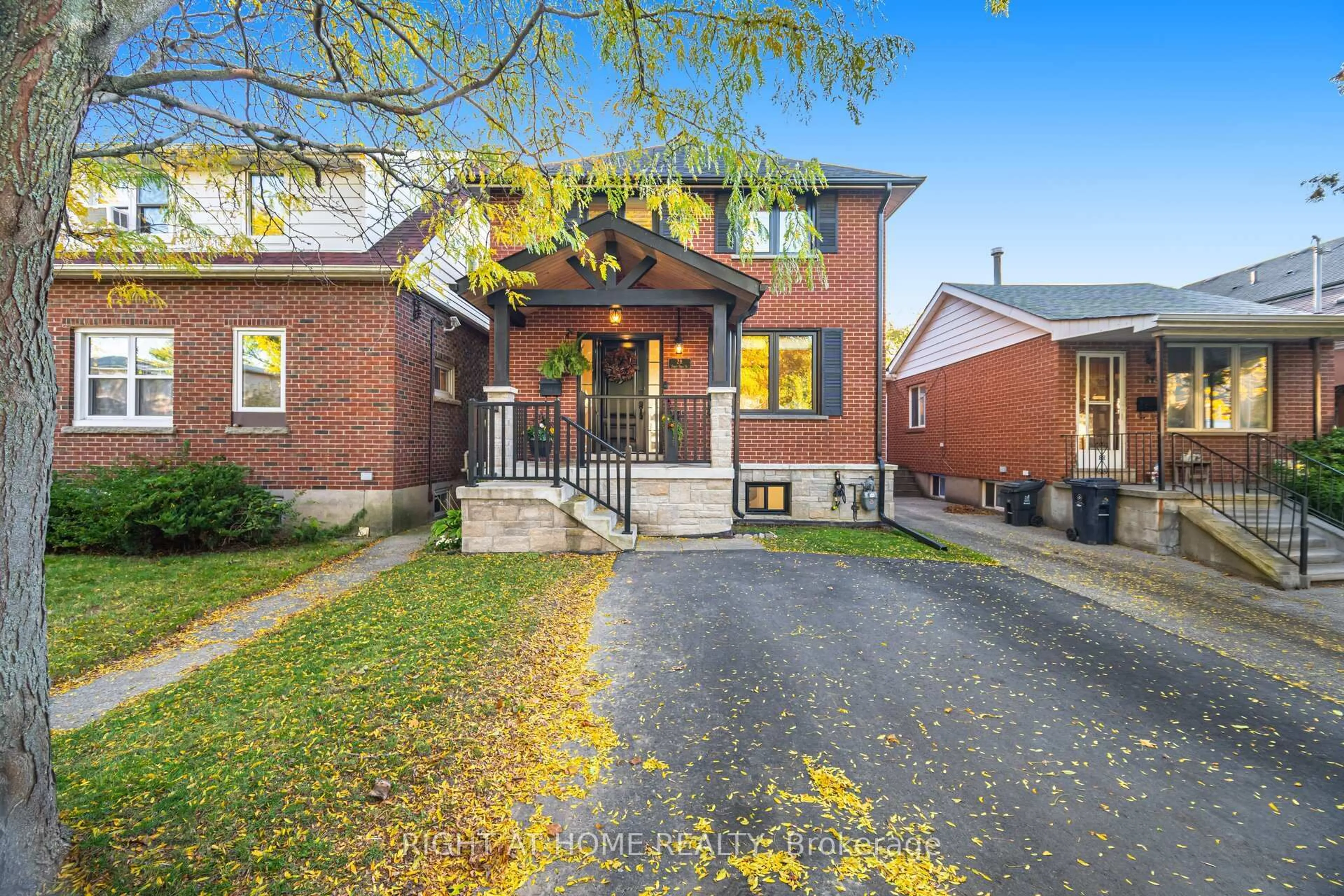 Home with brick exterior material, street for 28 Forty First St, Toronto Ontario M8W 3N6