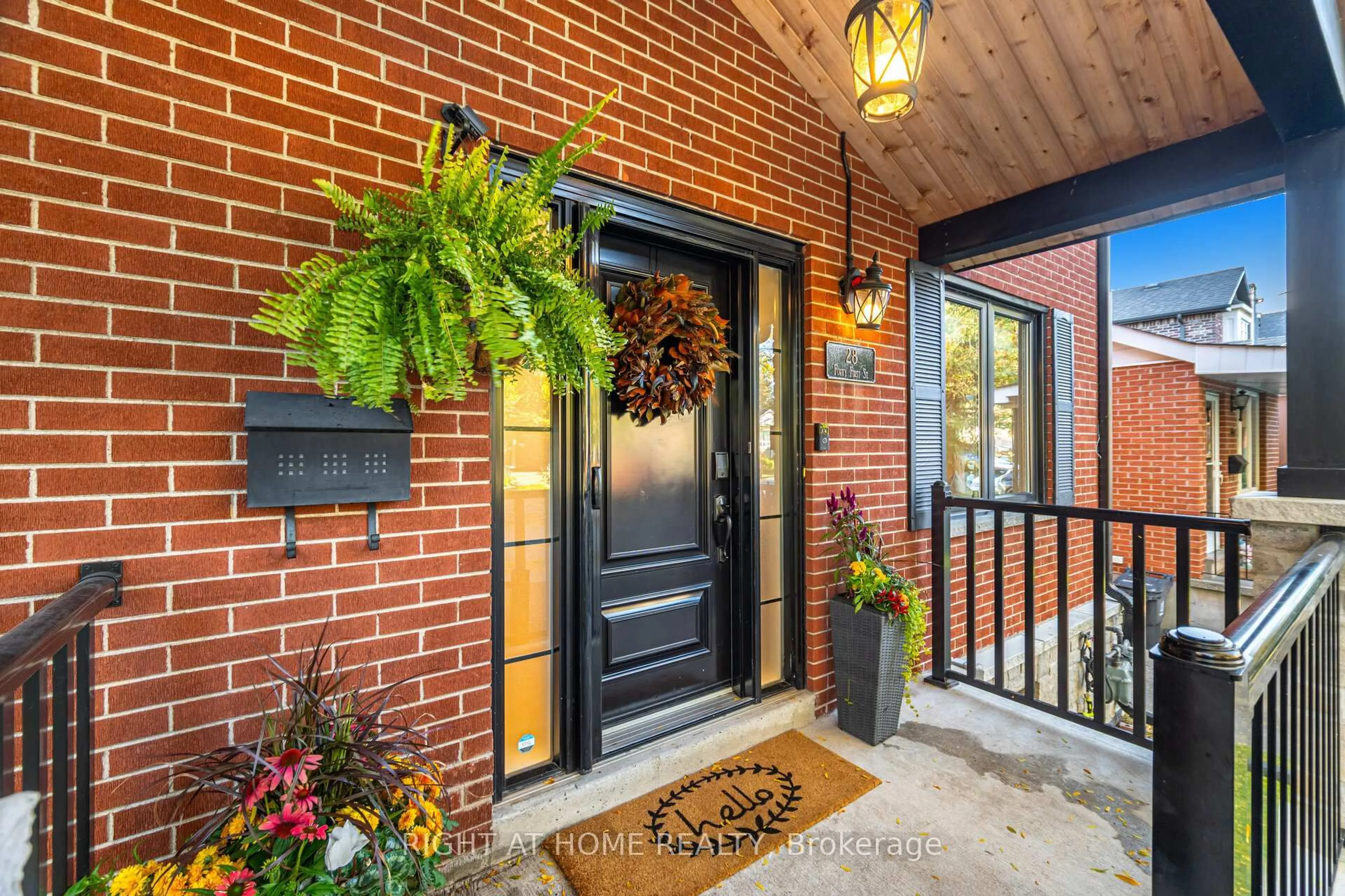 Home with brick exterior material, street for 28 Forty First St, Toronto Ontario M8W 3N6