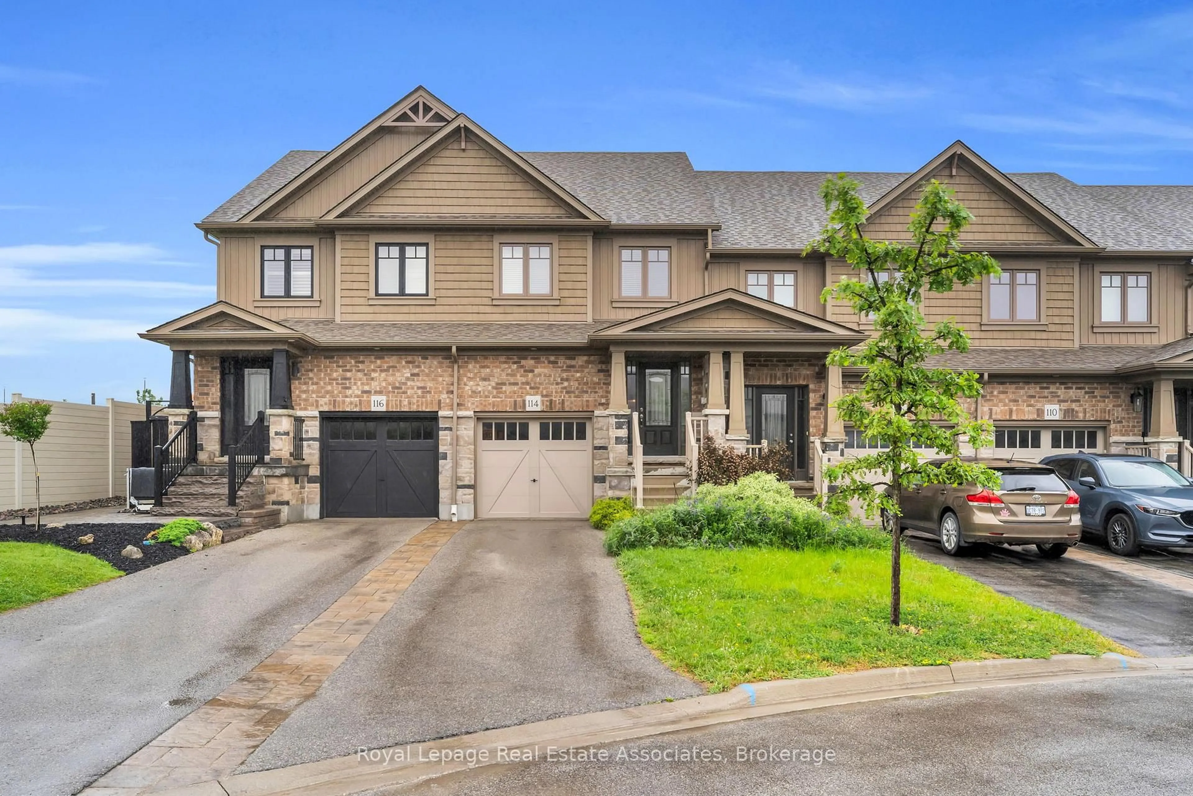 Home with brick exterior material, street for 114 Winterton Crt, Orangeville Ontario L9W 5H8