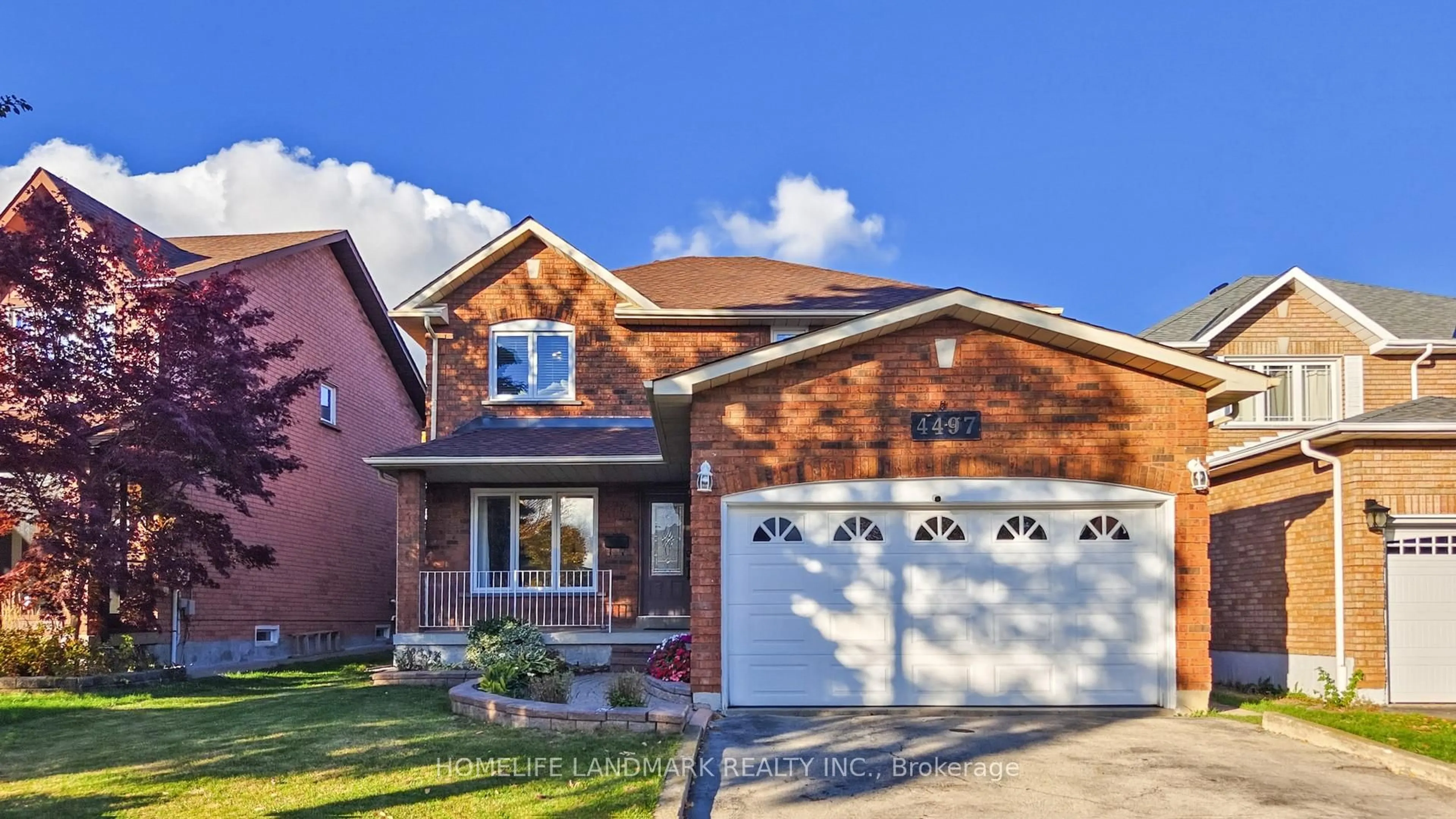 Home with brick exterior material, street for 4497 Longmoor Rd, Mississauga Ontario L5M 4H6