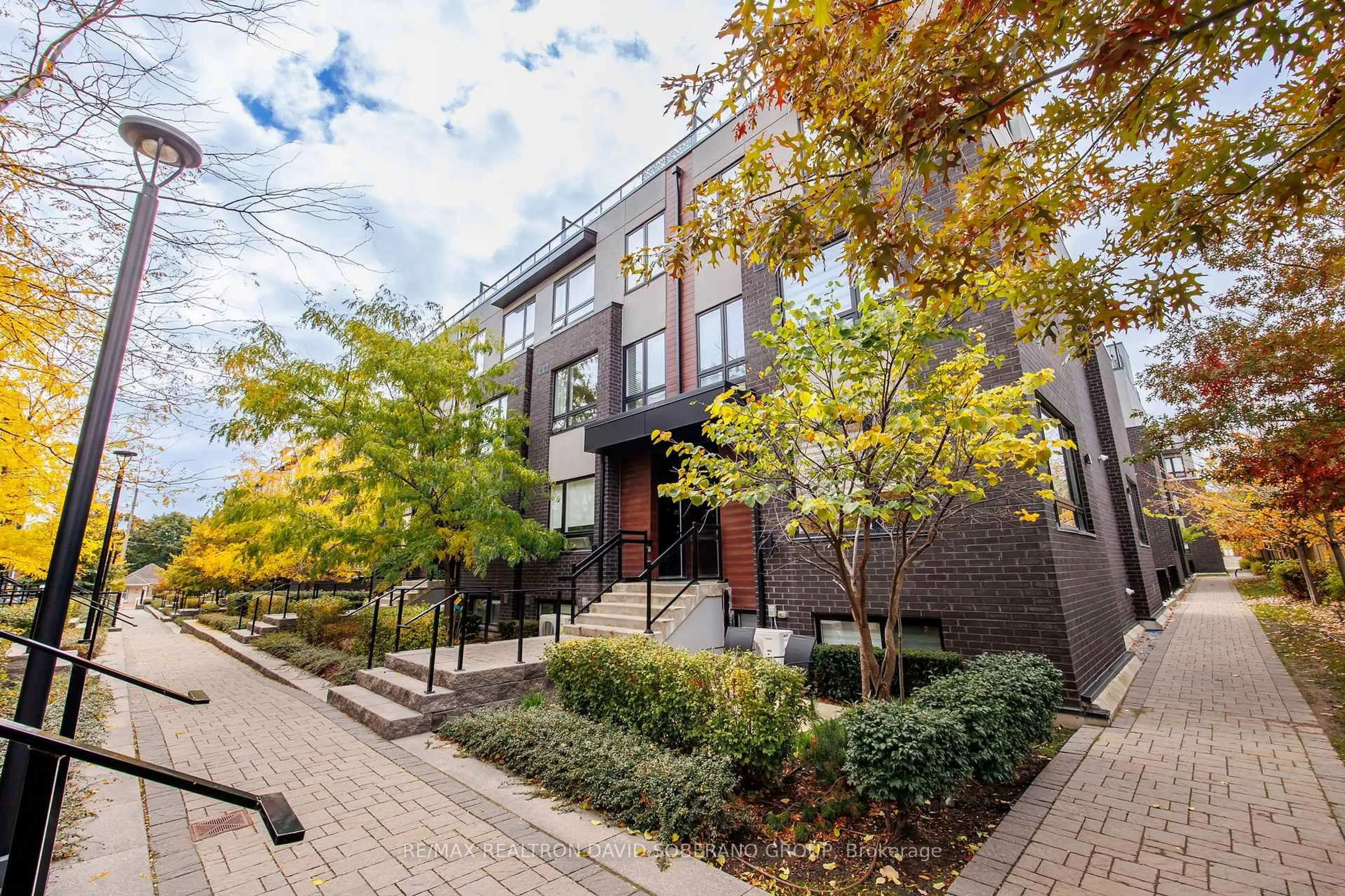 Patio, street for 1120 Briar Hill Ave #202, Toronto Ontario M6B 0A9