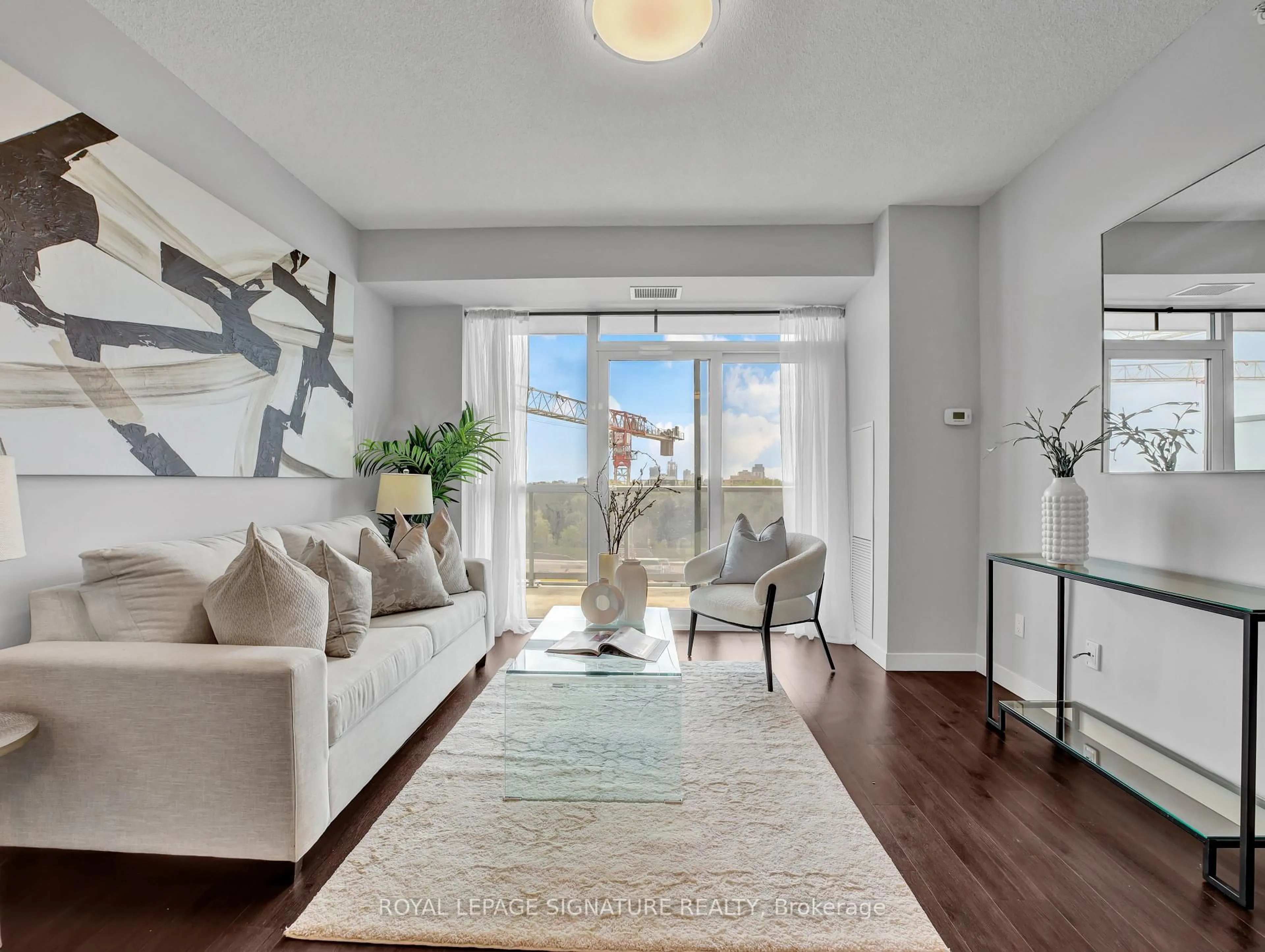 Living room with furniture, unknown for 2081 Fairview St #610, Burlington Ontario L7R 0E4