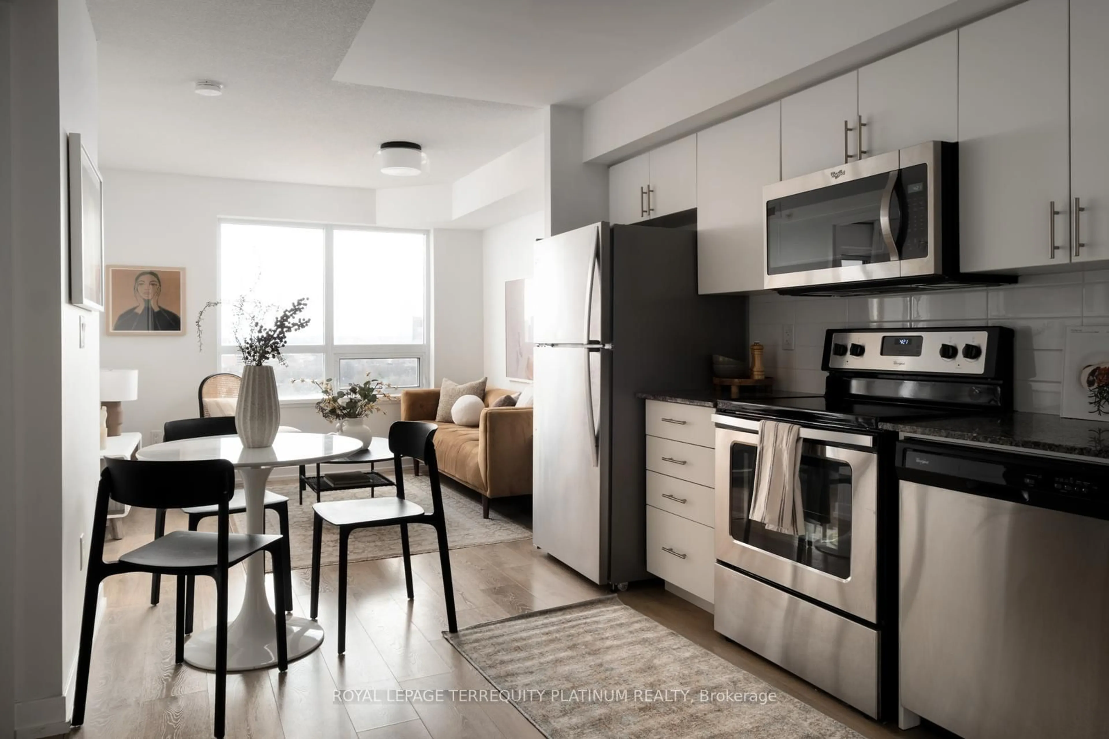 Open concept kitchen, unknown for 1420 Dupont St #1407, Toronto Ontario M6H 0C2