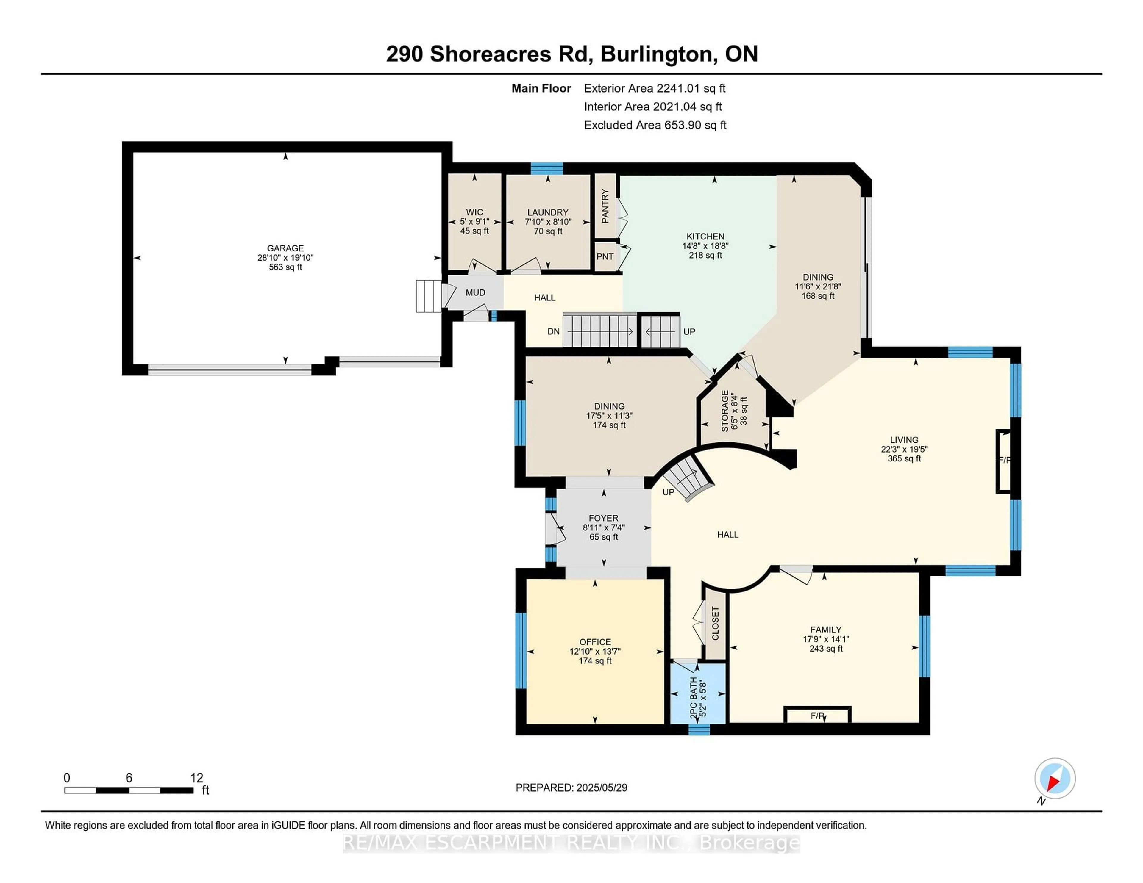 Floor plan for 290 Shoreacres Rd, Burlington Ontario L7L 2H4