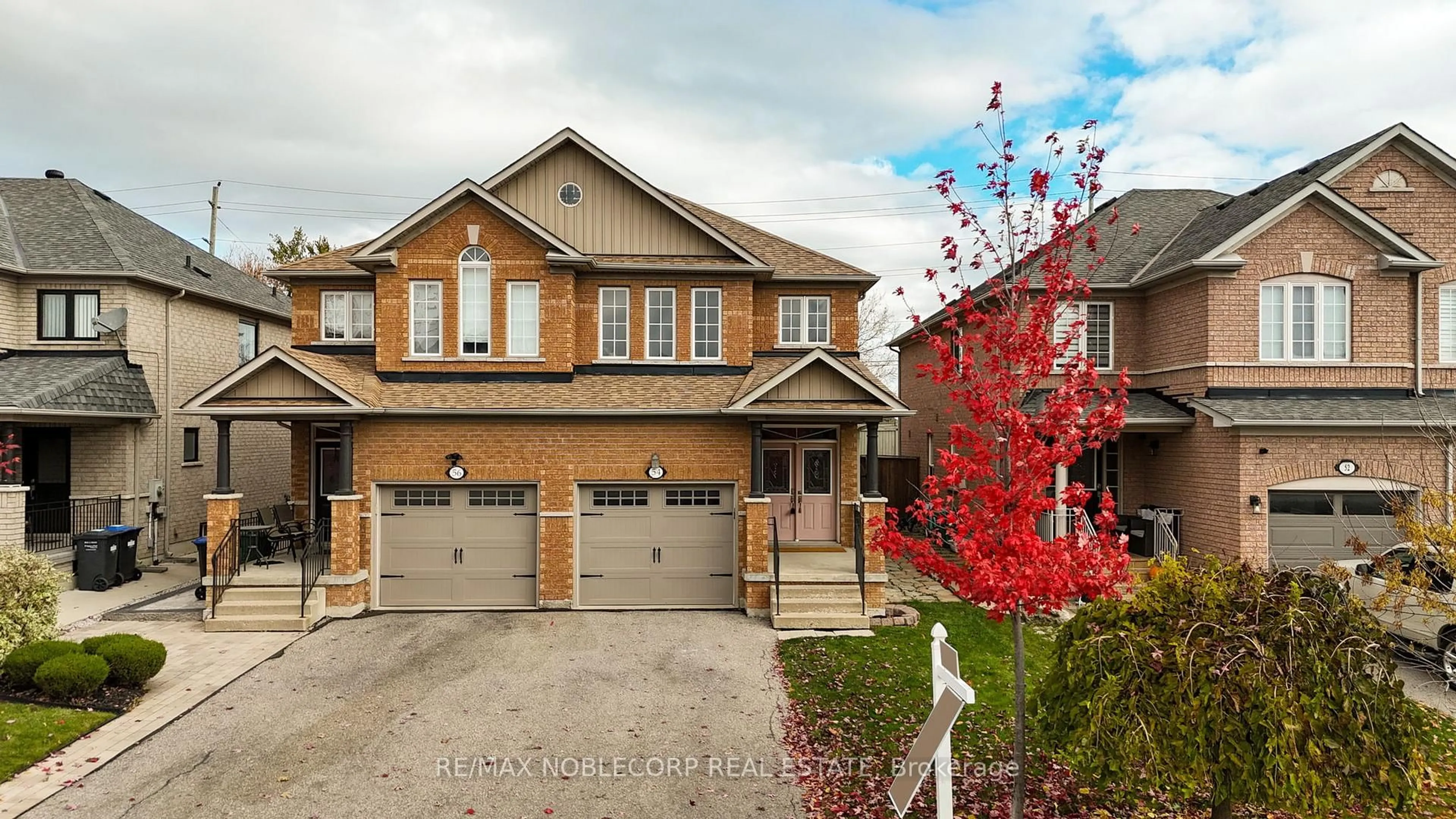 Home with brick exterior material, street for 54 Lawren Harris Cres, Caledon Ontario L7E 2W8