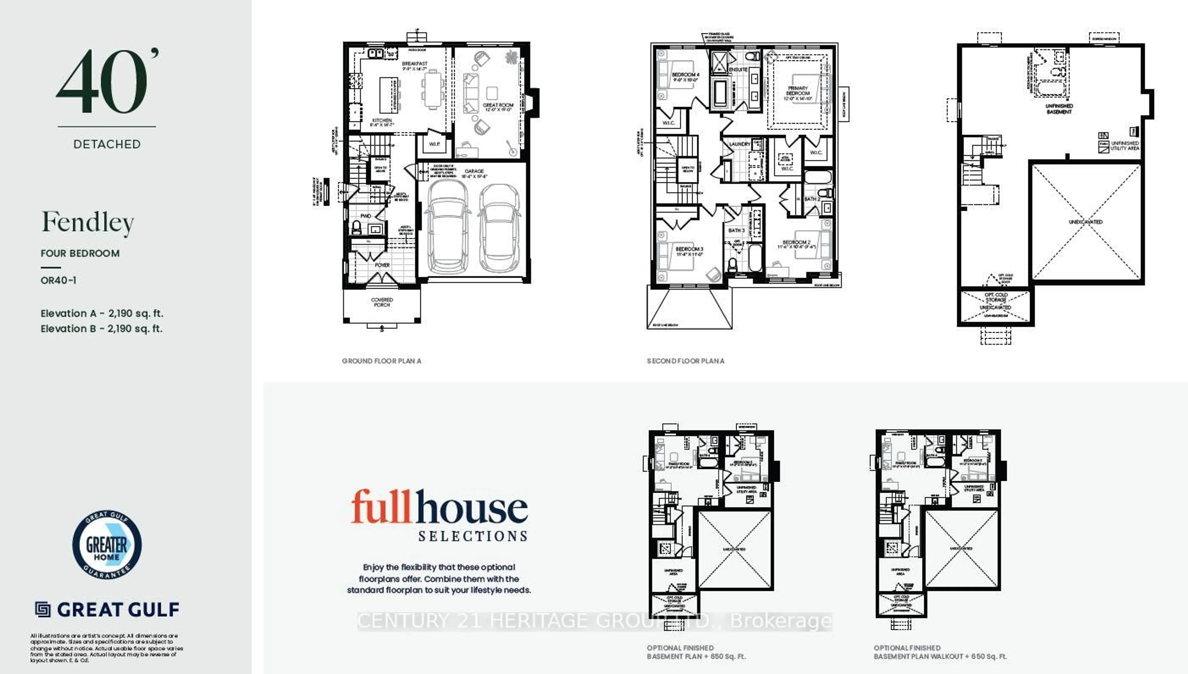 Floor plan for 52 Meyer Dr #Lot 46, Orangeville Ontario L9W 4S2