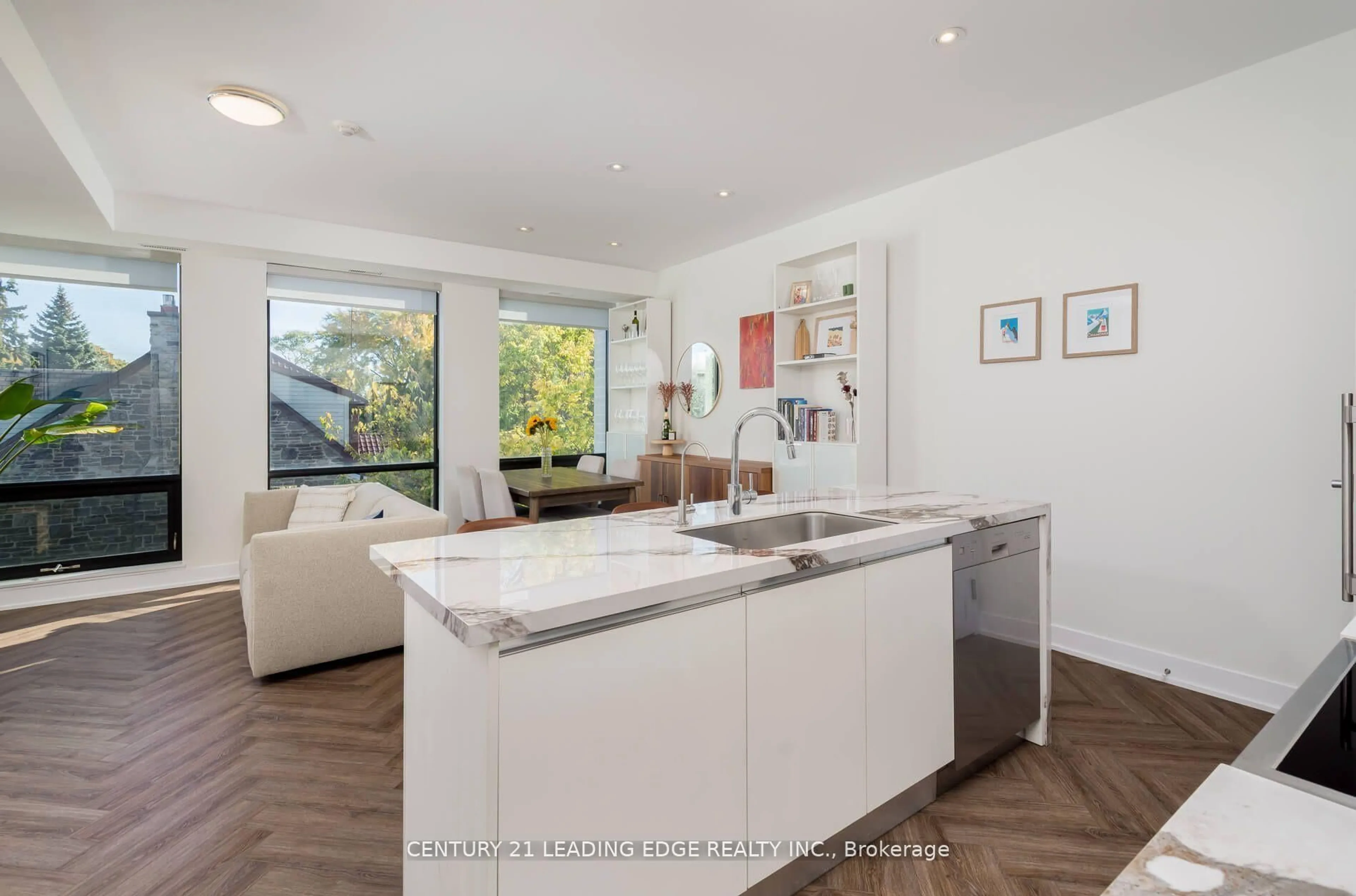 Open concept kitchen, unknown for 441 Jane St #204, Toronto Ontario M6S 3Z9