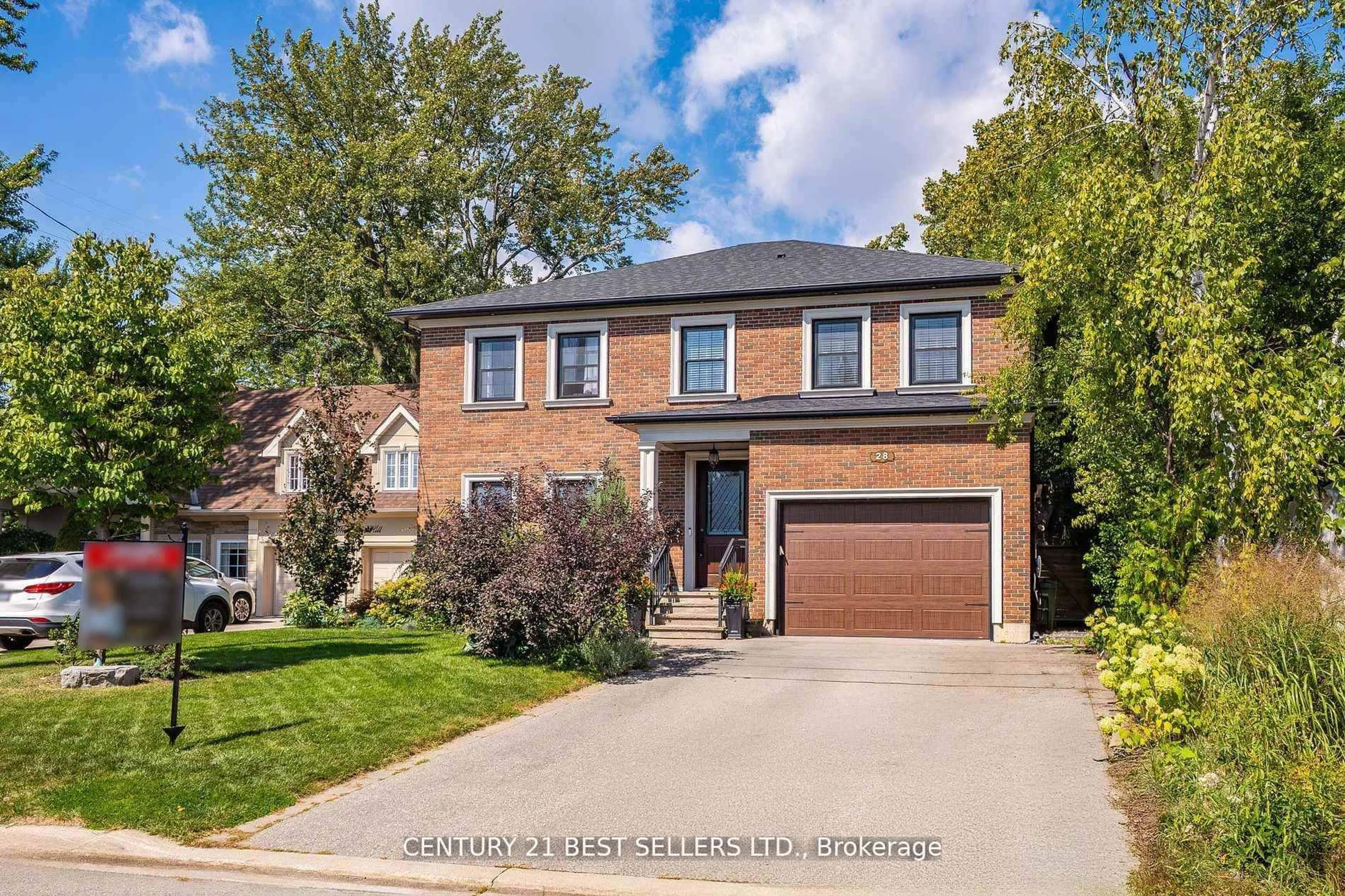 Home with brick exterior material, street for 28 Wingrove Hill, Toronto Ontario M9B 2C6