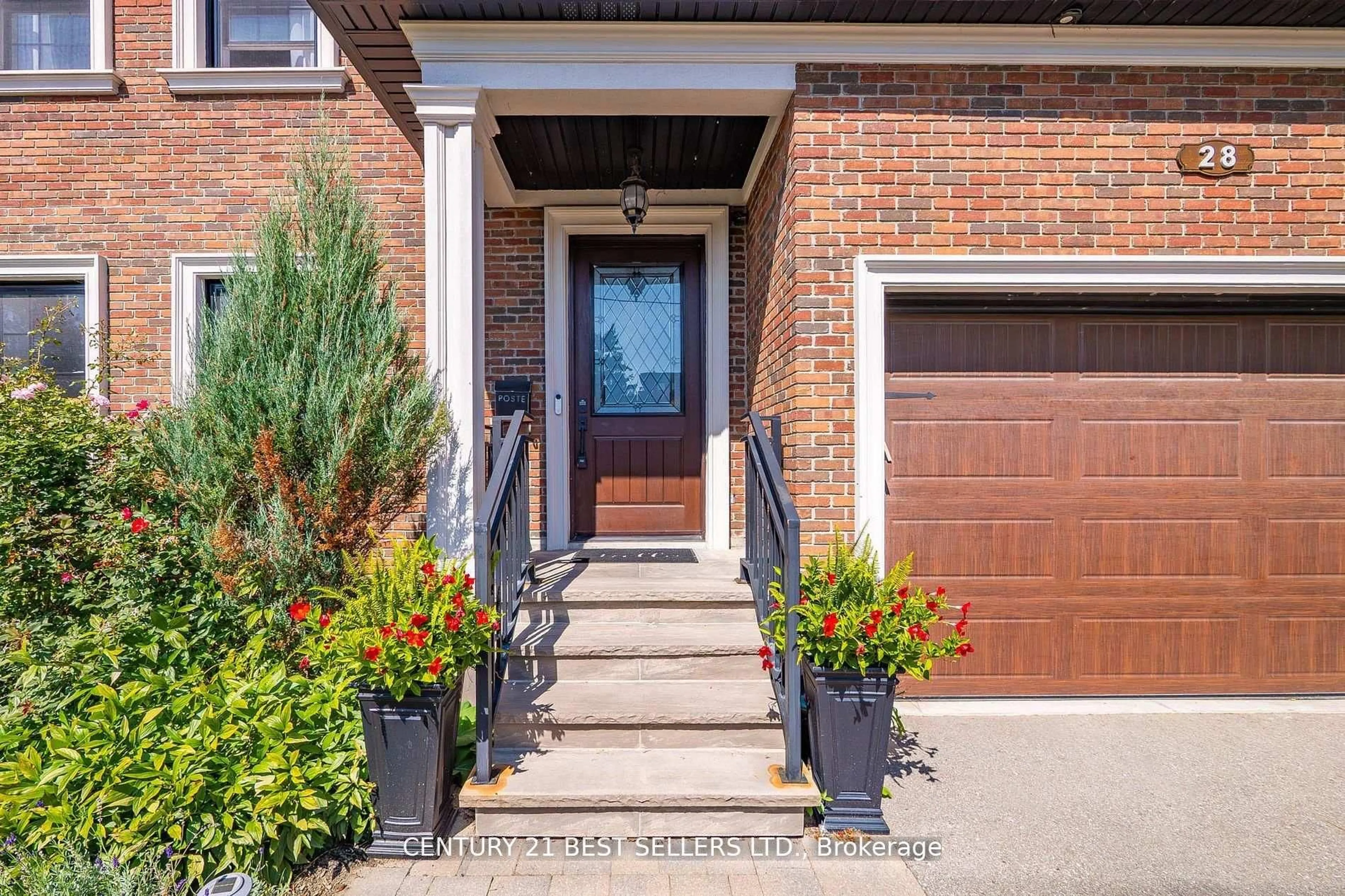 Home with brick exterior material, street for 28 Wingrove Hill, Toronto Ontario M9B 2C6