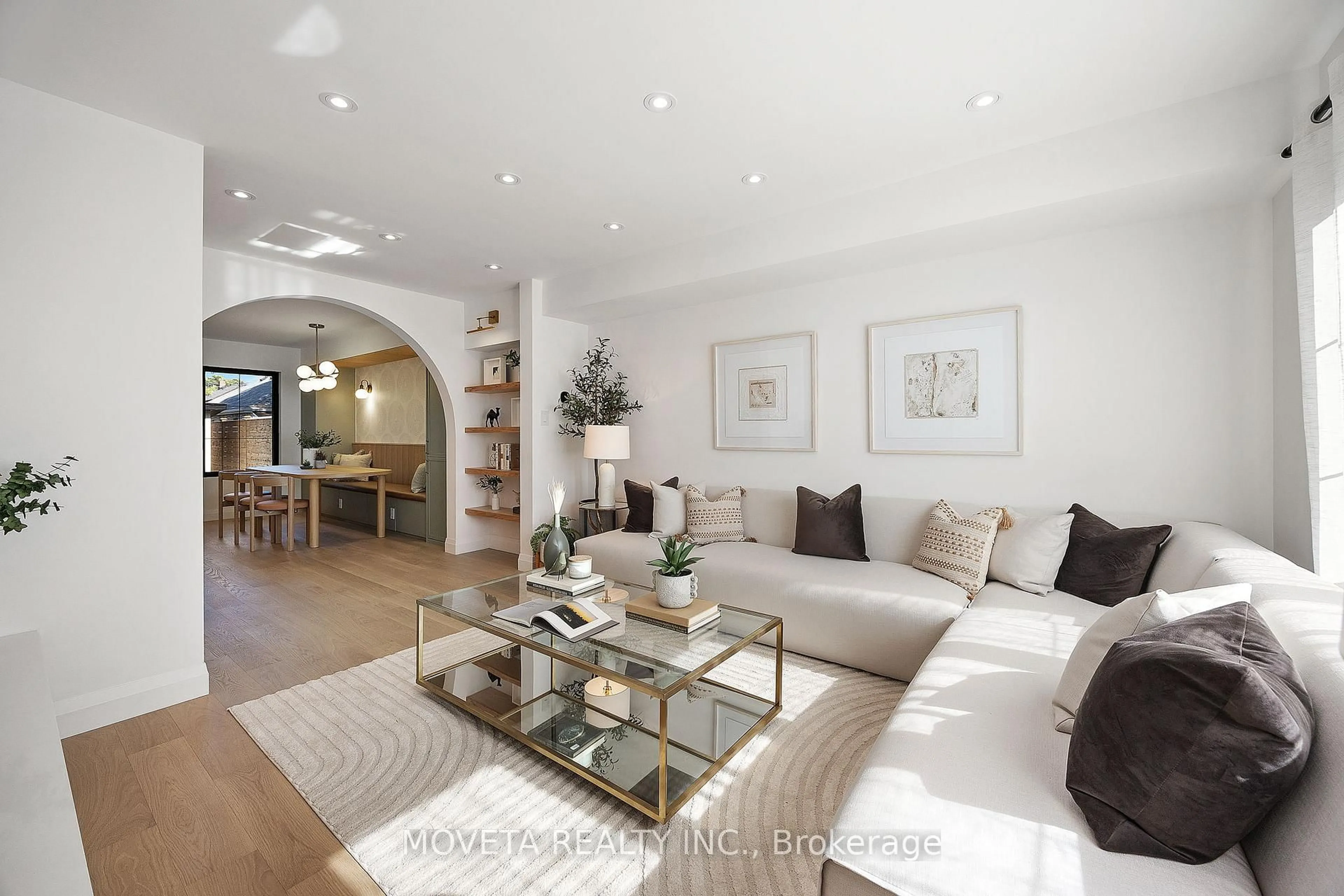 Living room with furniture, unknown for 4 Mahoney Ave, Toronto Ontario M6M 2H4