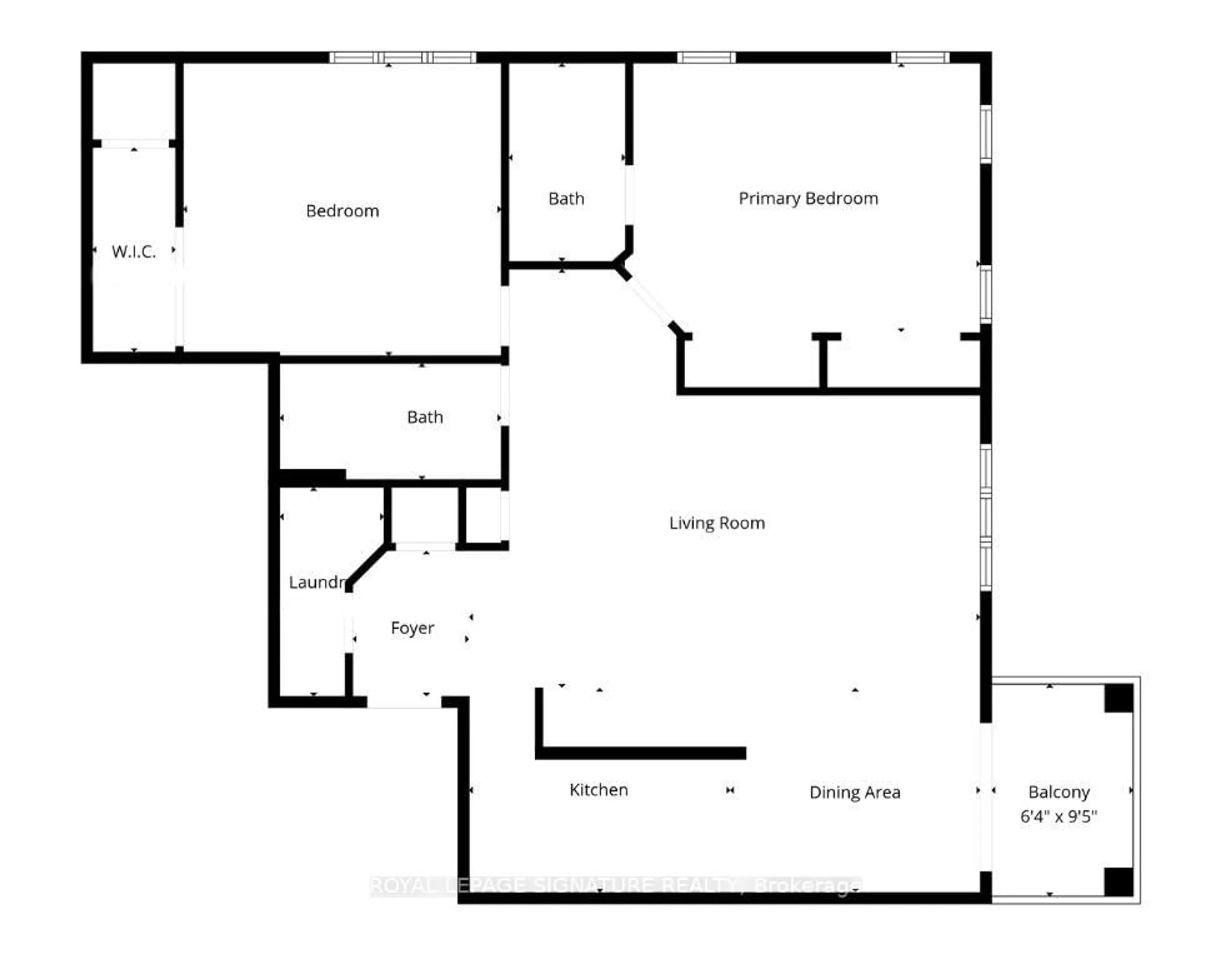Floor plan for 443 Centennial Forest Dr #204, Milton Ontario L9T 6A1