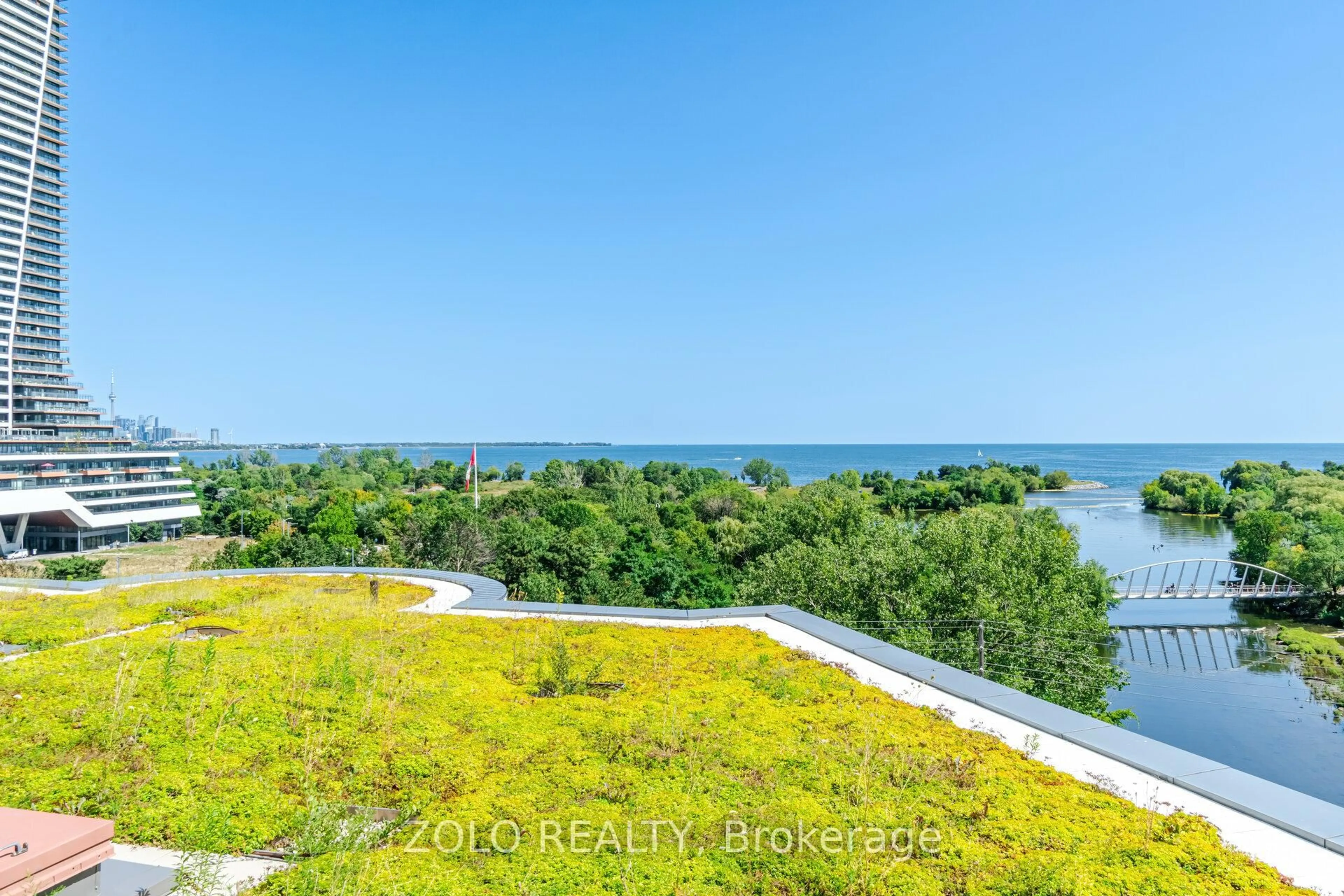 A pic from outside/outdoor area/front of a property/back of a property/a pic from drone, water/lake/river/ocean view for 2212 Lakeshore Blvd #902, Toronto Ontario M8V 0C2