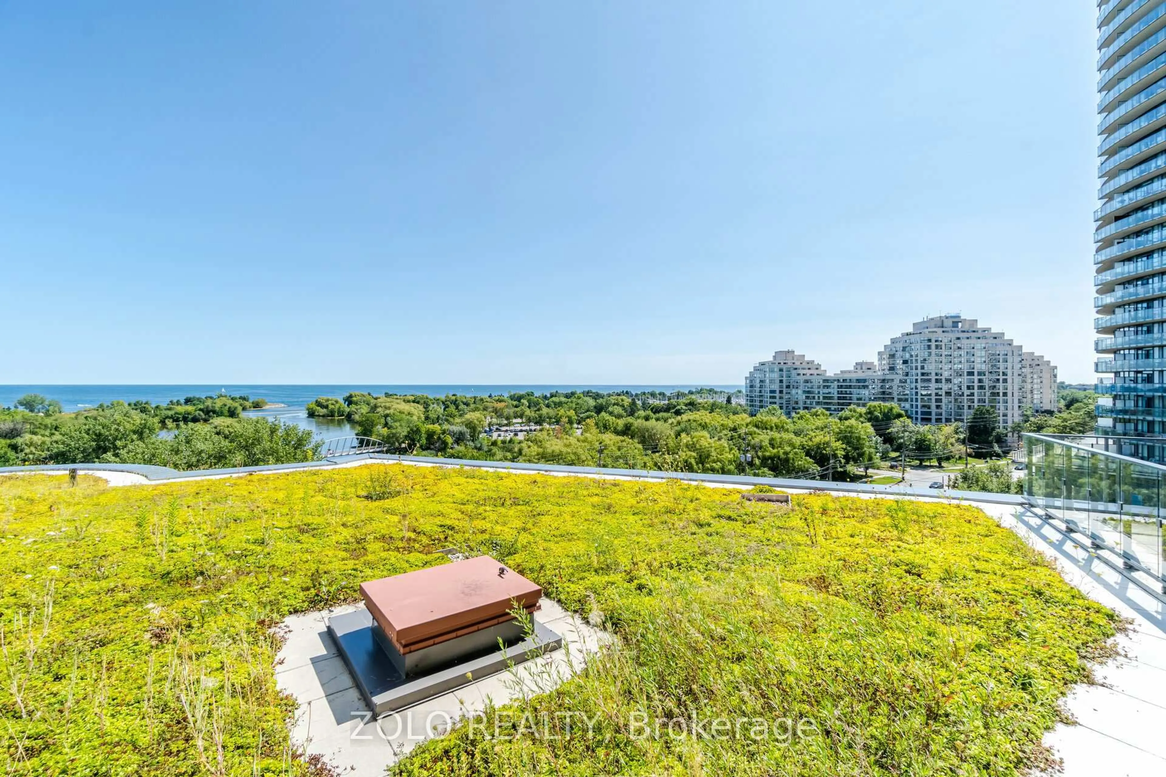 A pic from outside/outdoor area/front of a property/back of a property/a pic from drone, water/lake/river/ocean view for 2212 Lakeshore Blvd #902, Toronto Ontario M8V 0C2
