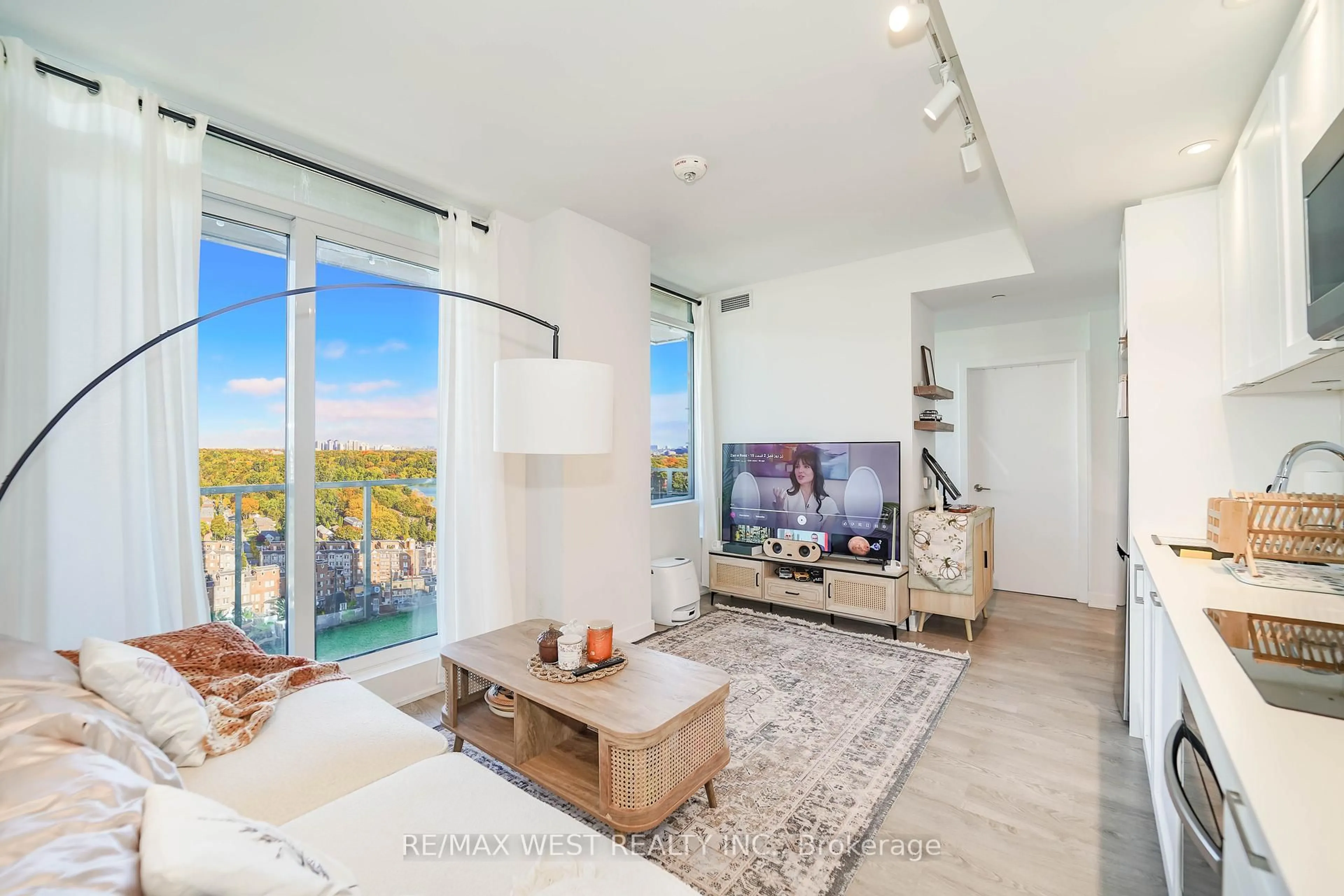 Living room with furniture, unknown for 1928 Lake Shore Blvd #2102, Toronto Ontario M6S 0B1