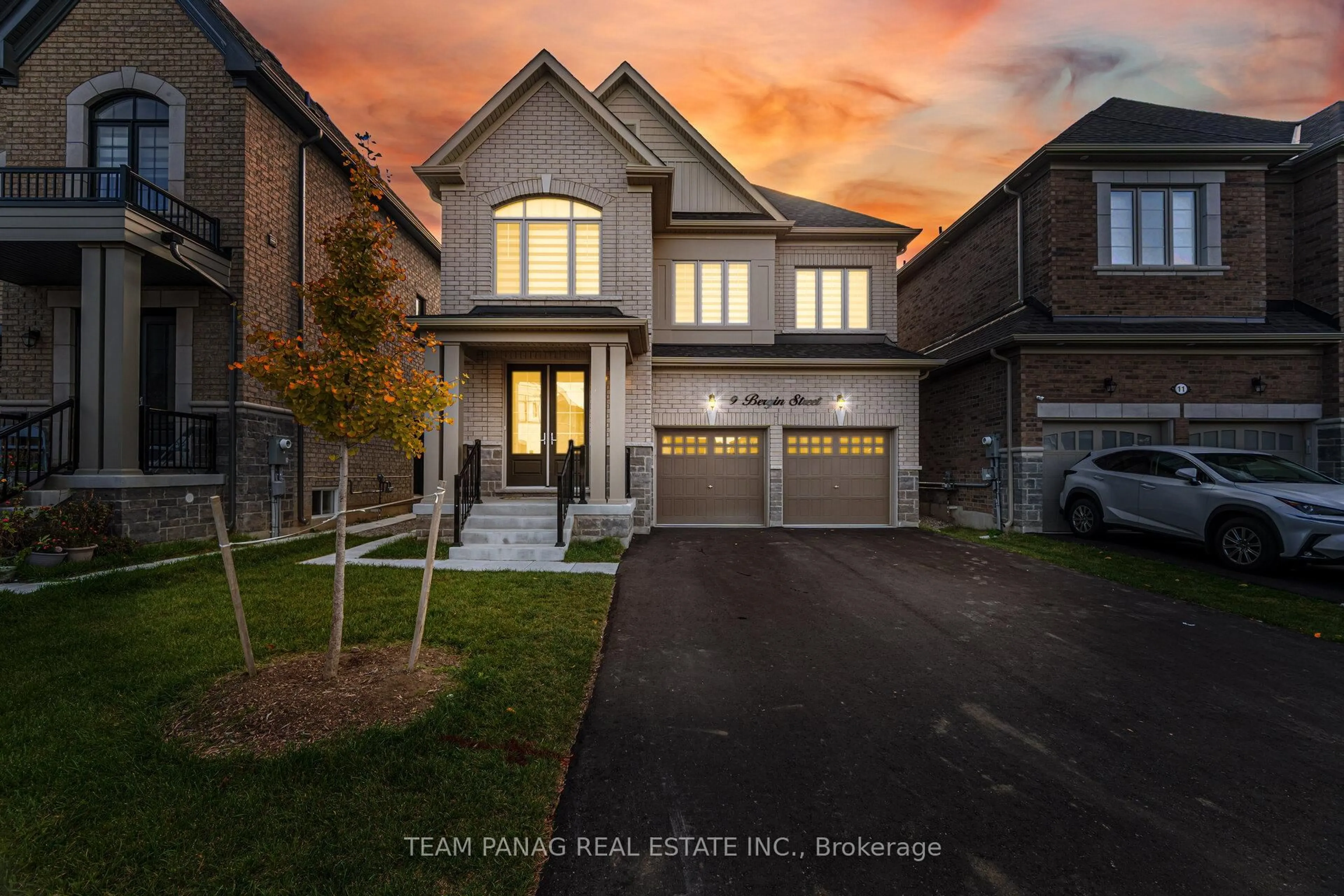 Home with brick exterior material, street for 9 Bergin St, Brampton Ontario L6X 0X1