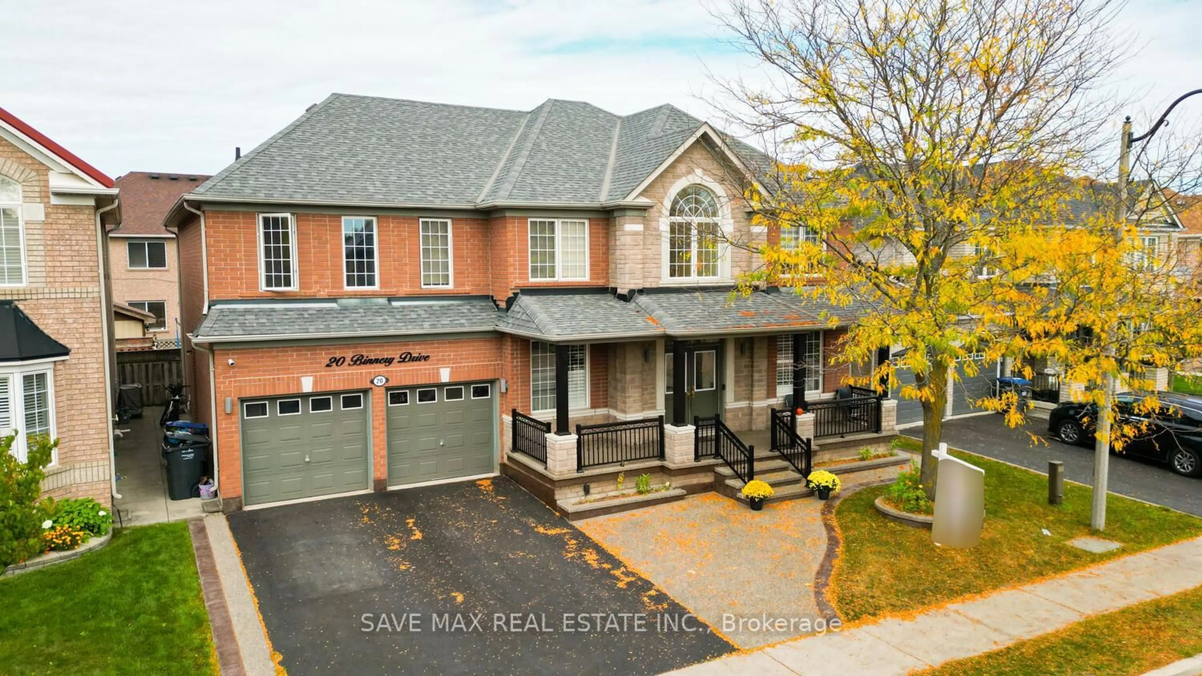 Home with brick exterior material, street for 20 Binnery Dr, Brampton Ontario L6P 1A3