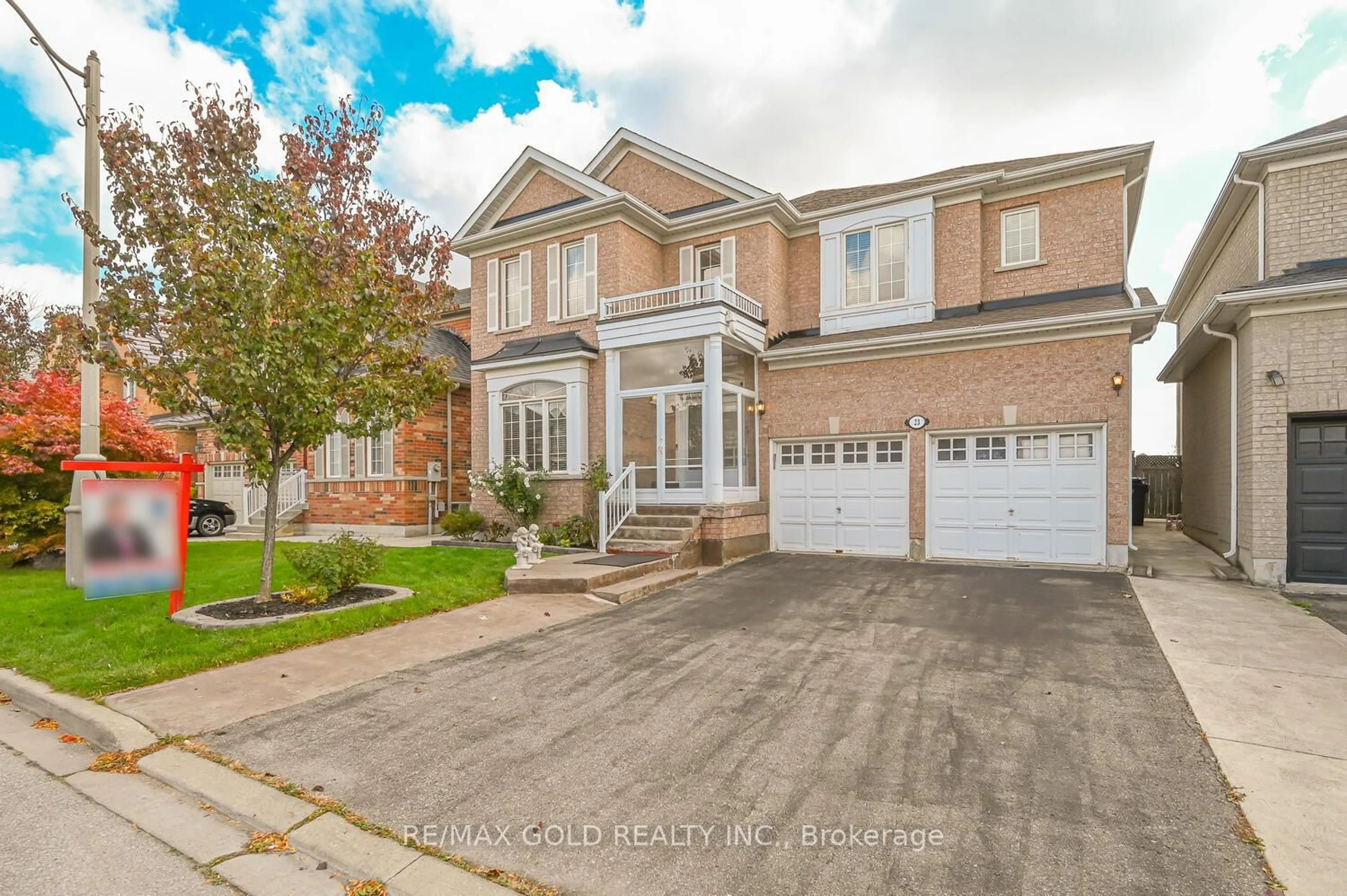 Home with brick exterior material, street for 23 Yellow Pine Rd, Brampton Ontario L6P 2E4