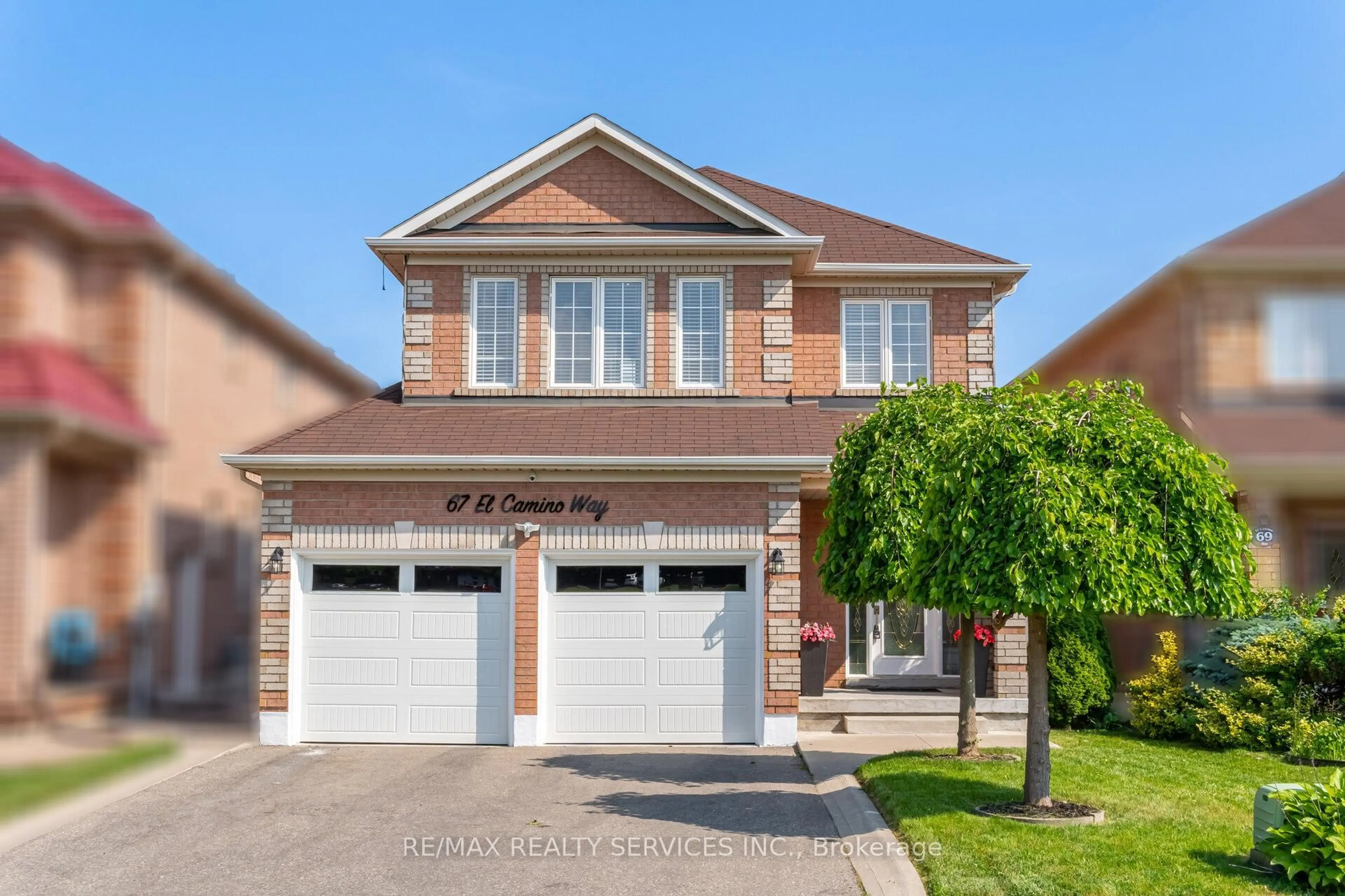 Home with brick exterior material, street for 67 El Camino Way, Brampton Ontario L7A 3B1