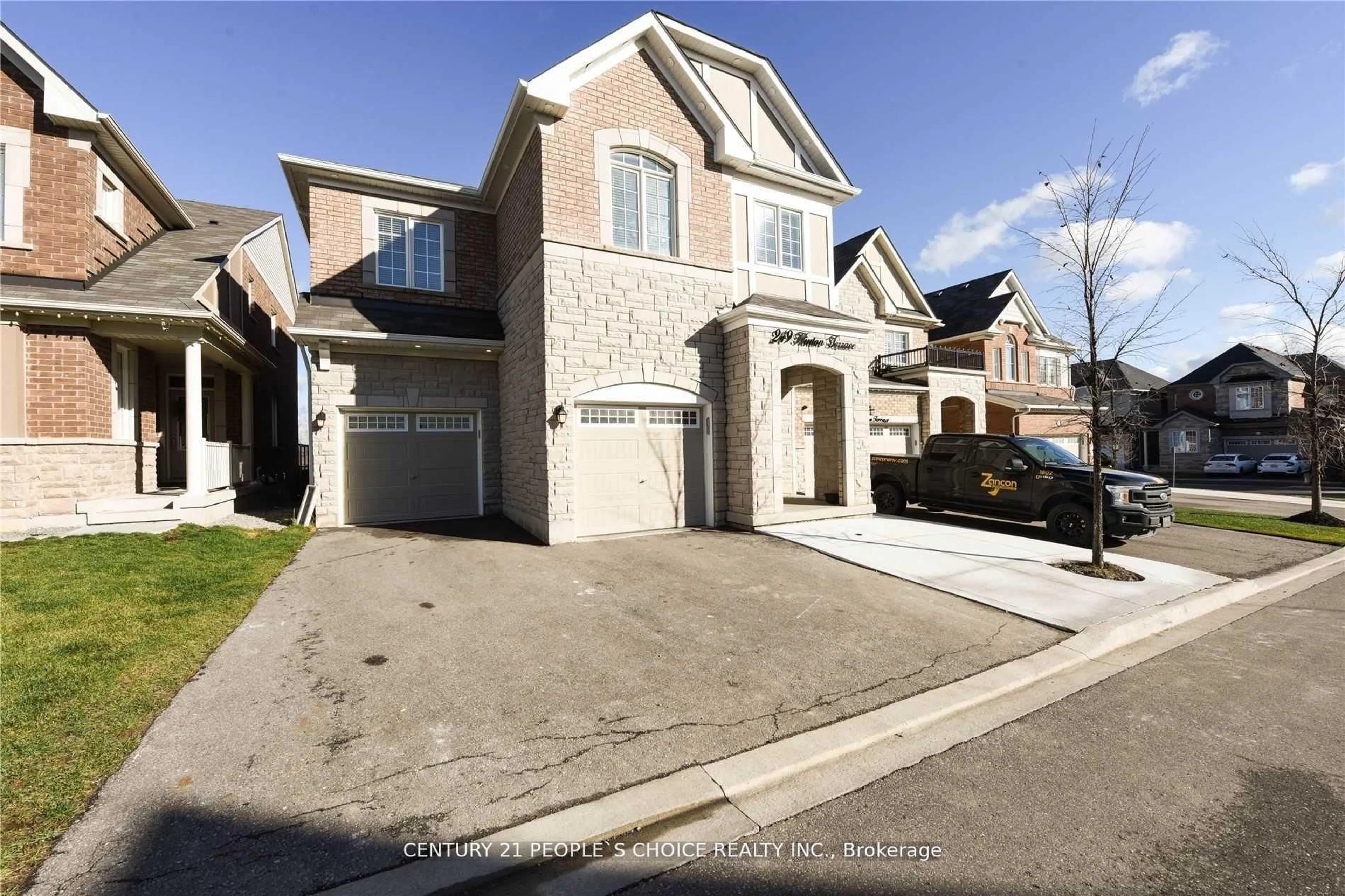 Home with brick exterior material, street for 249 Hinton Terr, Milton Ontario L9E 1C8
