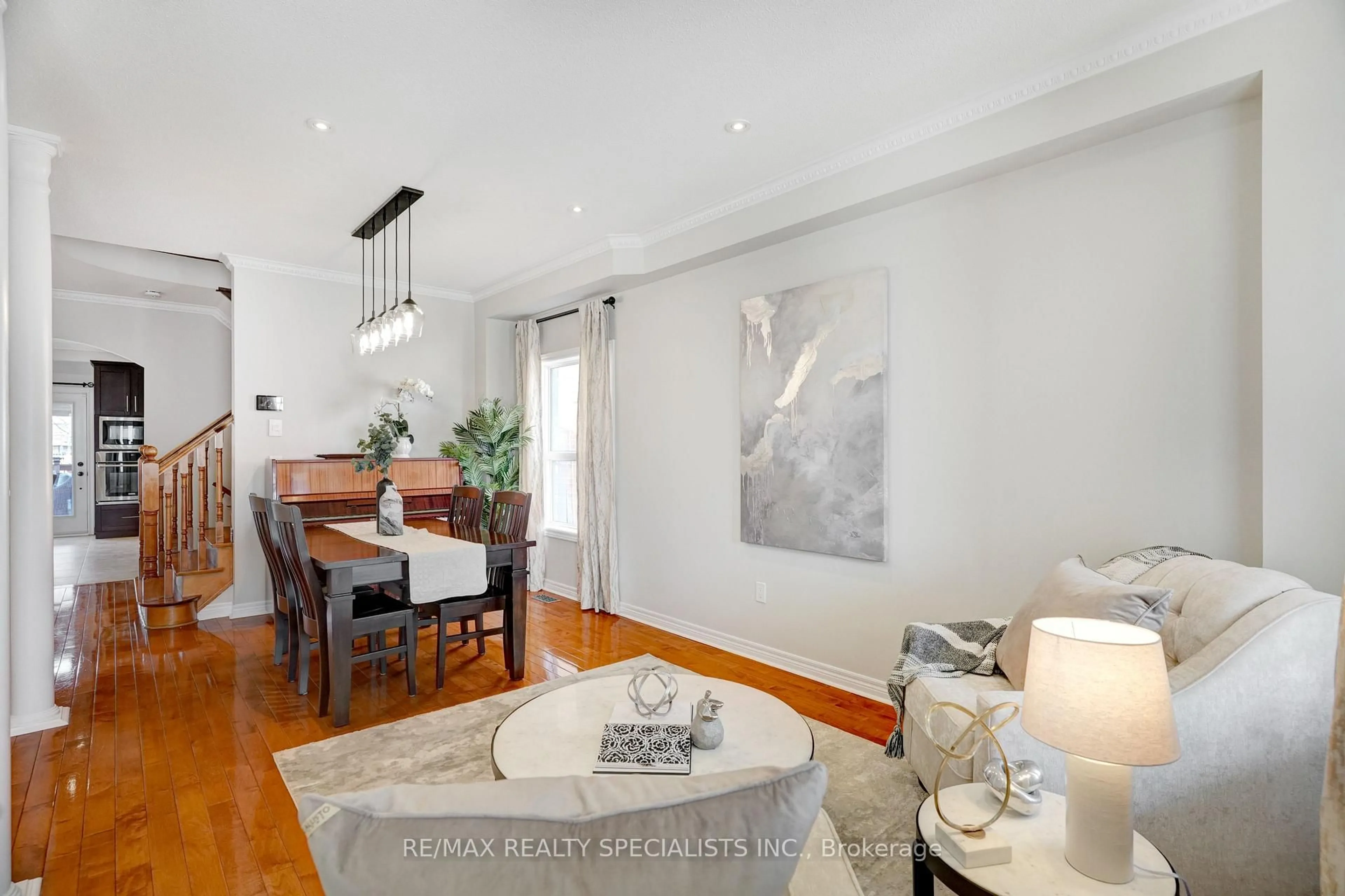 Living room with furniture, unknown for 104 Earlsbridge Blvd, Brampton Ontario L7A 3W7