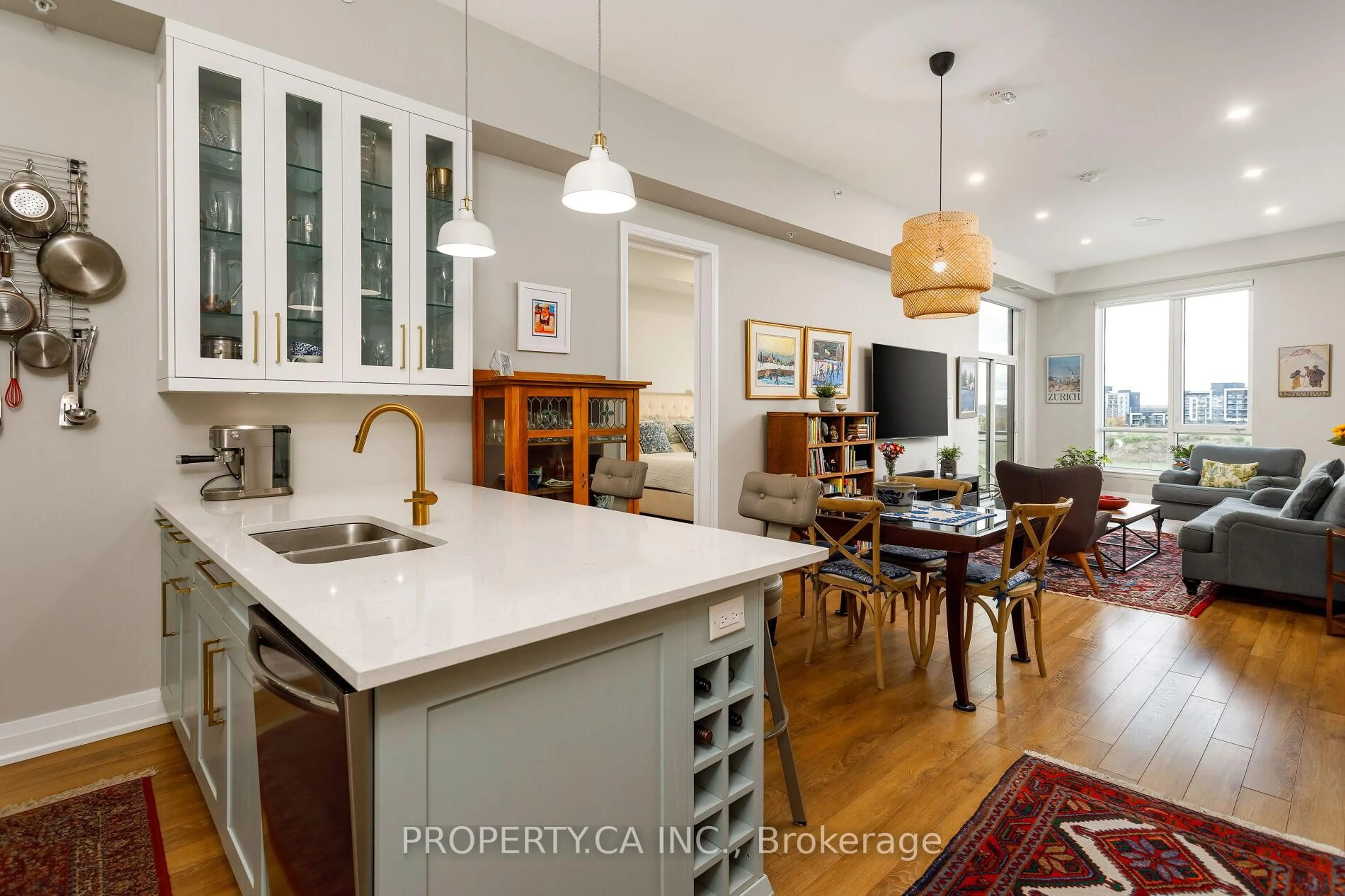 Open concept kitchen, unknown for 150 Oak Park Blvd #507, Oakville Ontario L6H 0E7