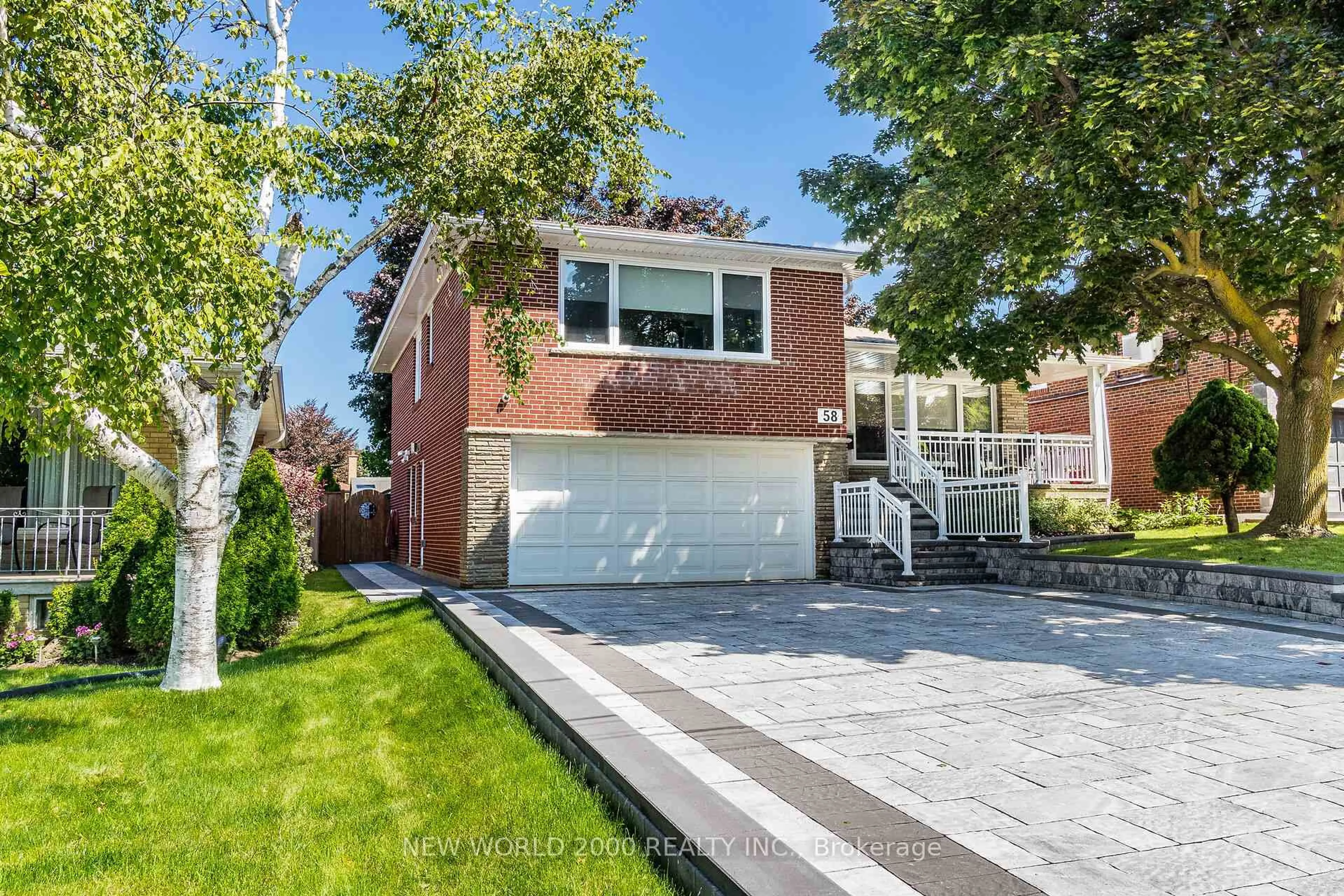 Home with brick exterior material, street for 58 Comay Rd, Toronto Ontario M6M 2L1