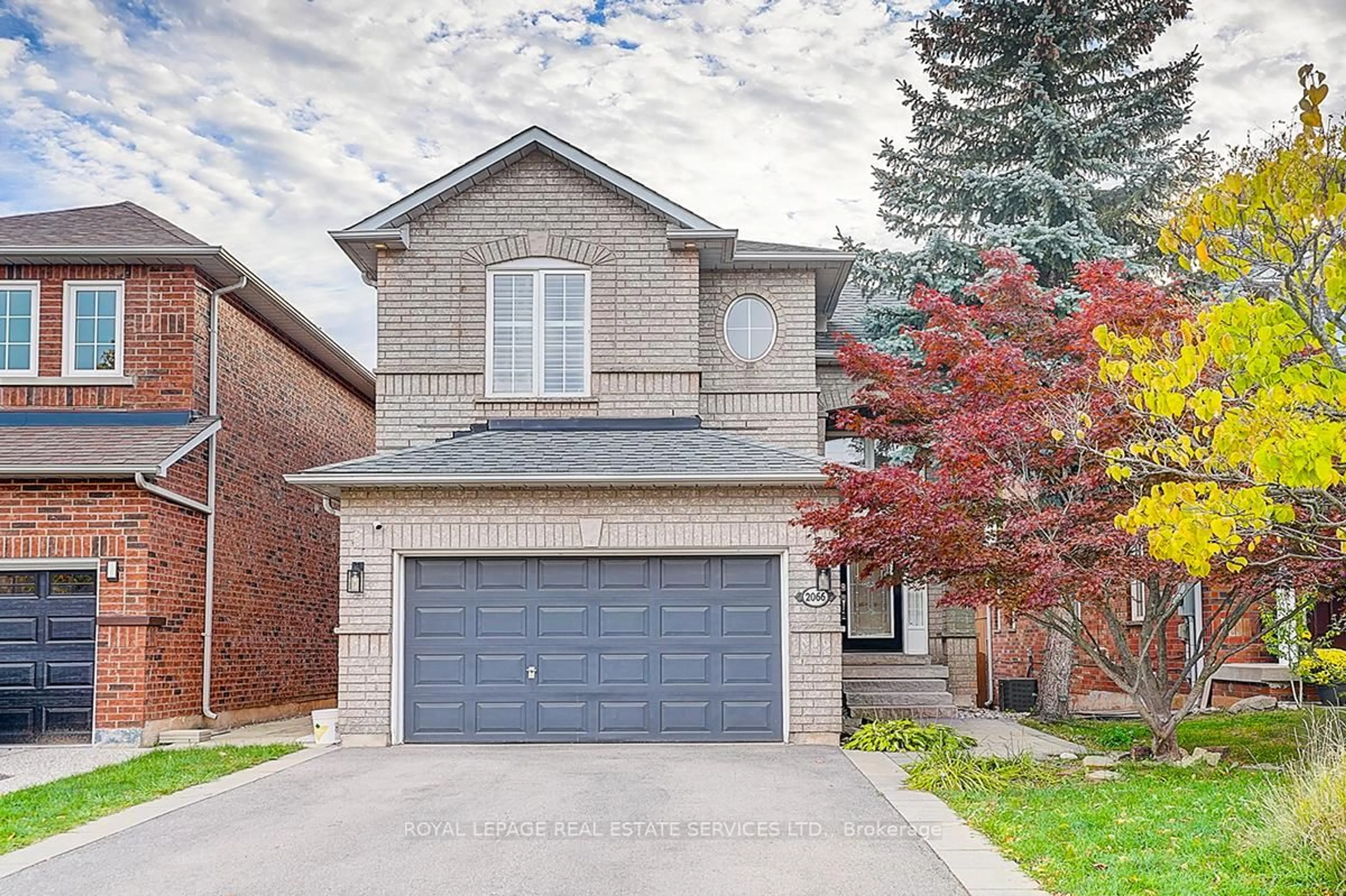 Home with brick exterior material, street for 2066 Deer Park Rd, Oakville Ontario L6M 3V8