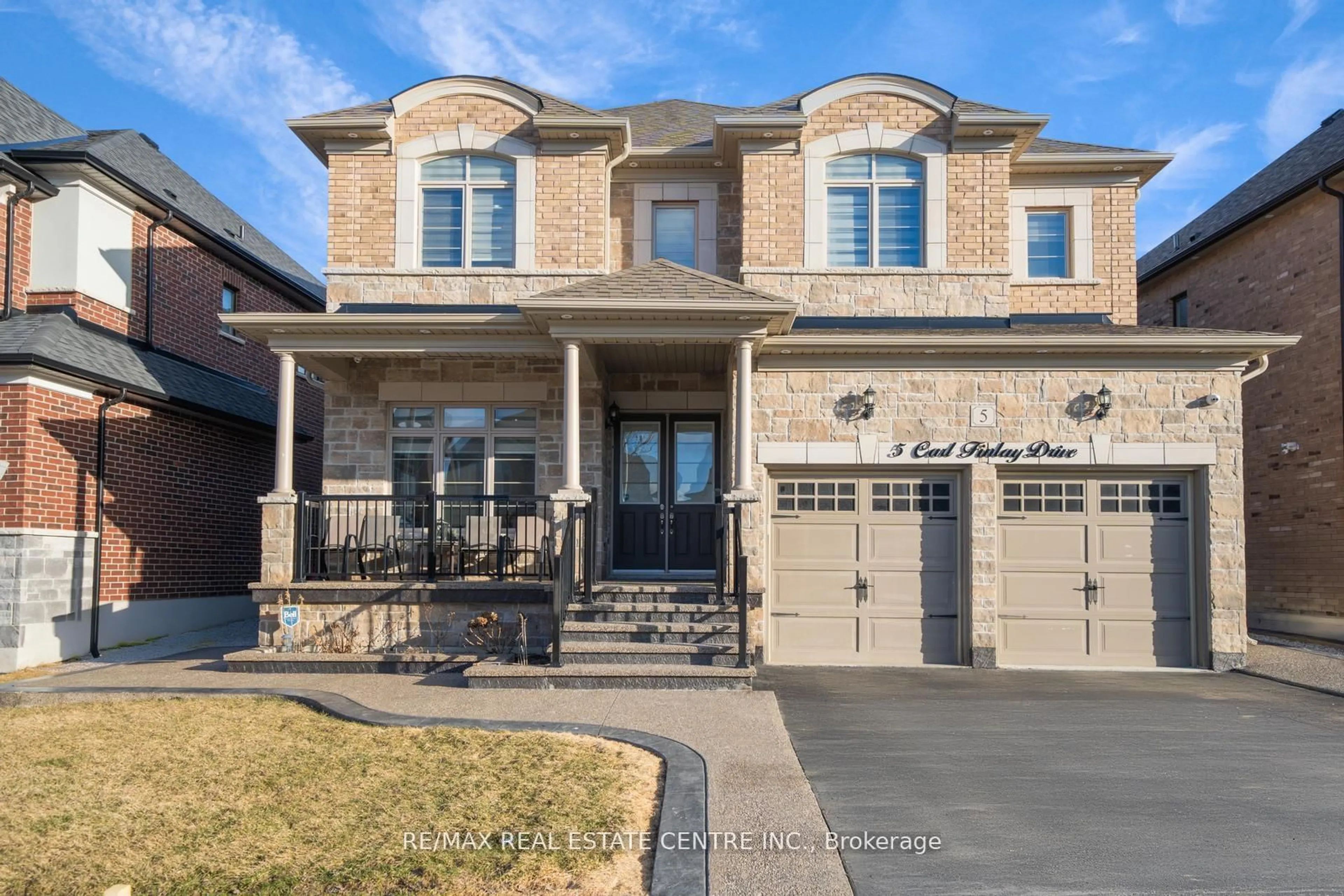 Home with brick exterior material, street for 5 Carl Finlay Dr, Brampton Ontario L6P 4G4