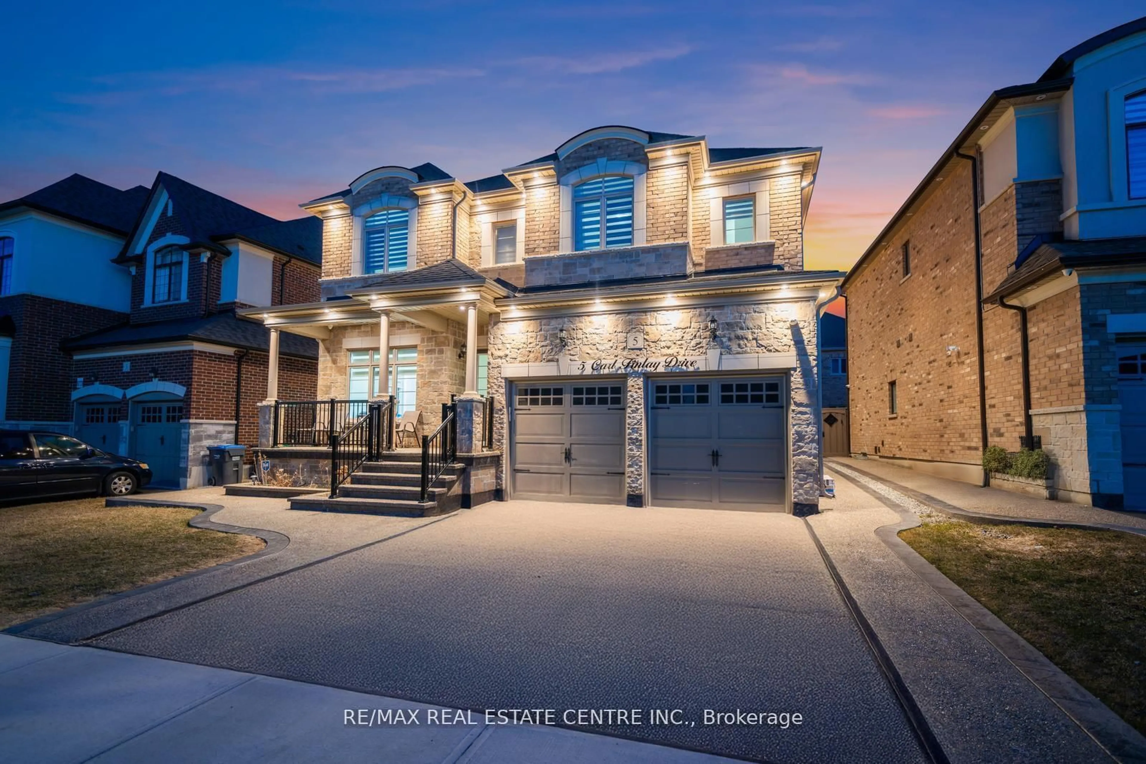 Home with brick exterior material, street for 5 Carl Finlay Dr, Brampton Ontario L6P 4G4