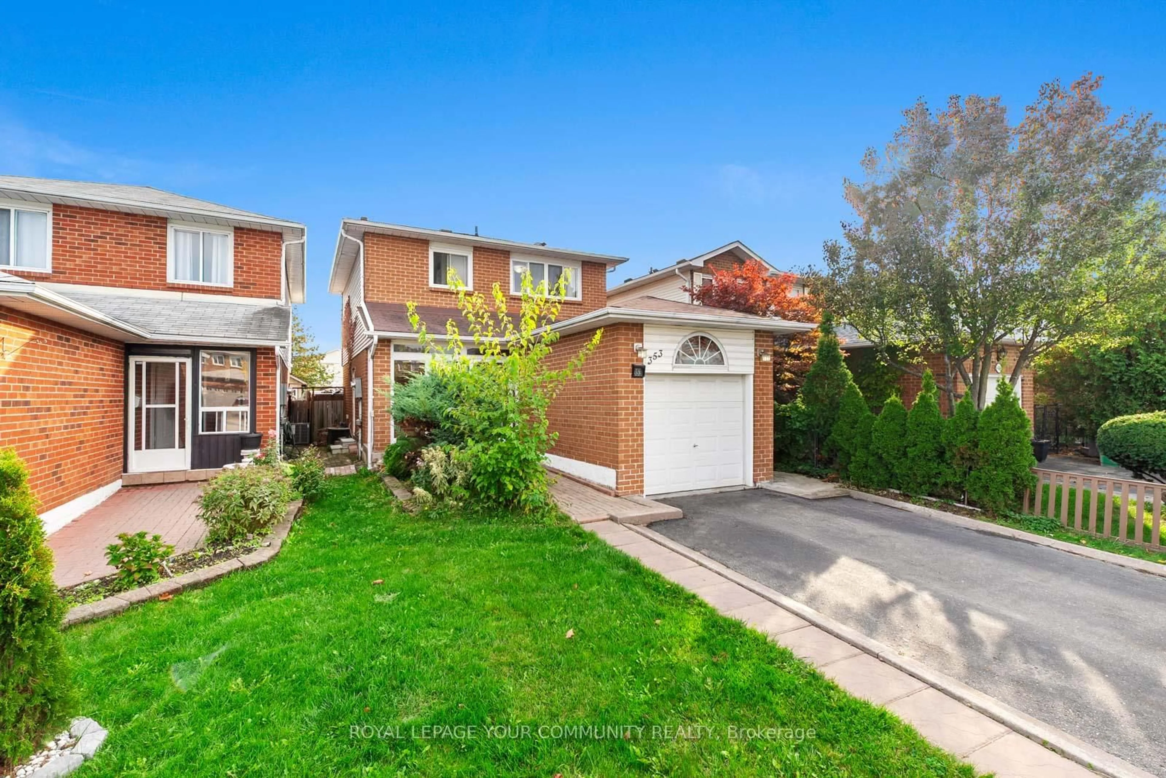 A pic from outside/outdoor area/front of a property/back of a property/a pic from drone, street for 353 Rutherford Rd, Brampton Ontario L6V 3V9