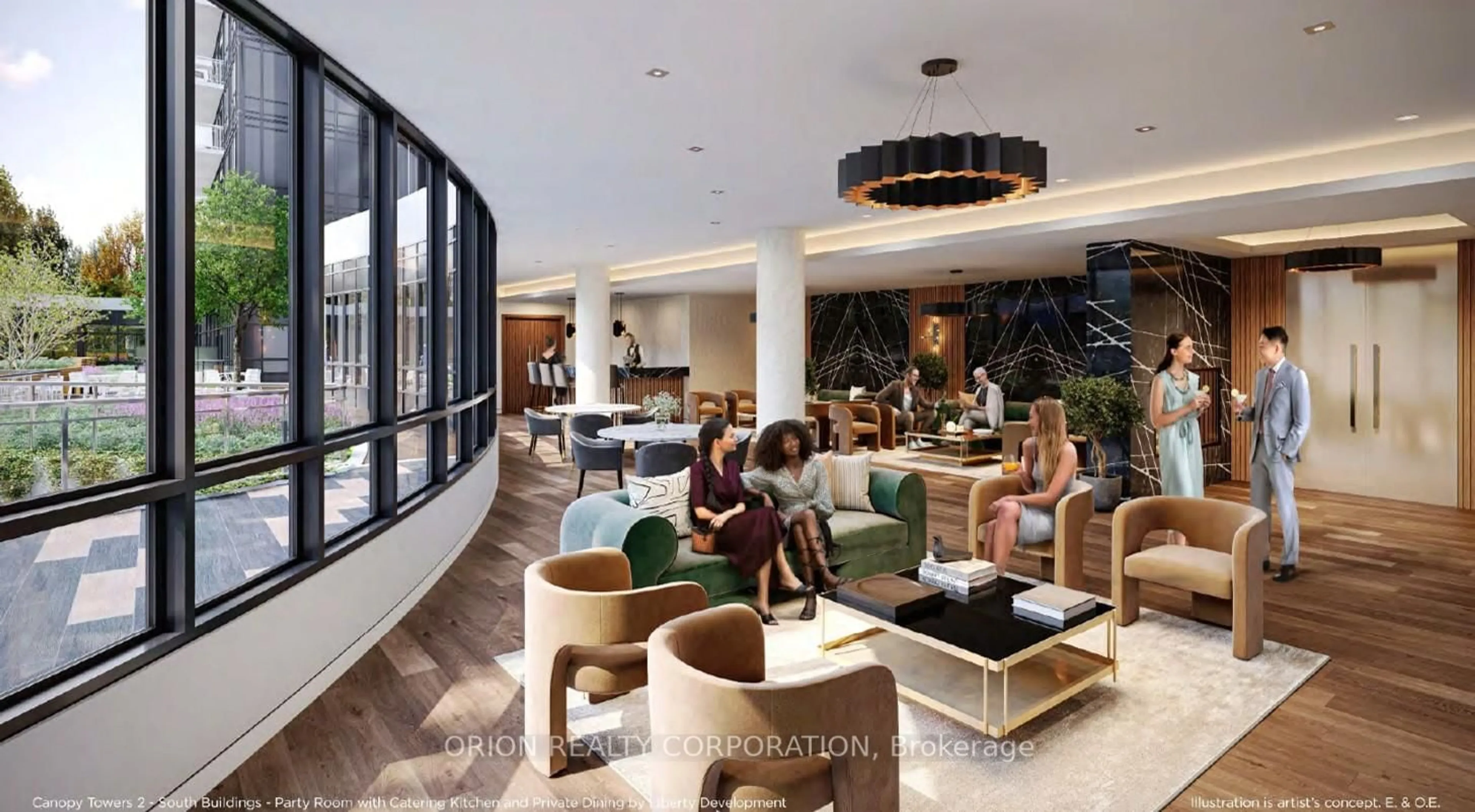 Lobby for 5105 Hurontario St #A-2201, Mississauga Ontario L4Z 3X7