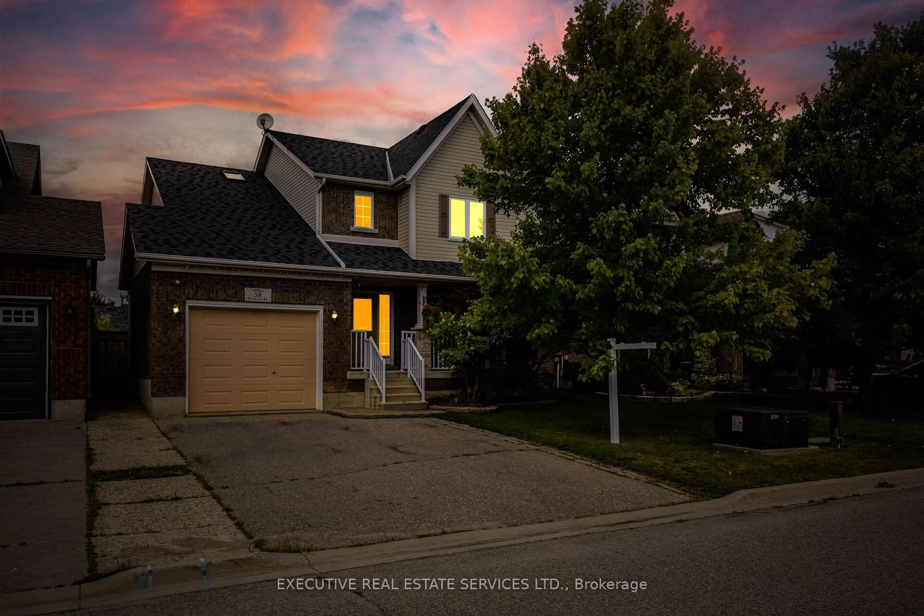 A pic from outside/outdoor area/front of a property/back of a property/a pic from drone, street for 58 McMaster Rd, Orangeville Ontario L9W 5K8