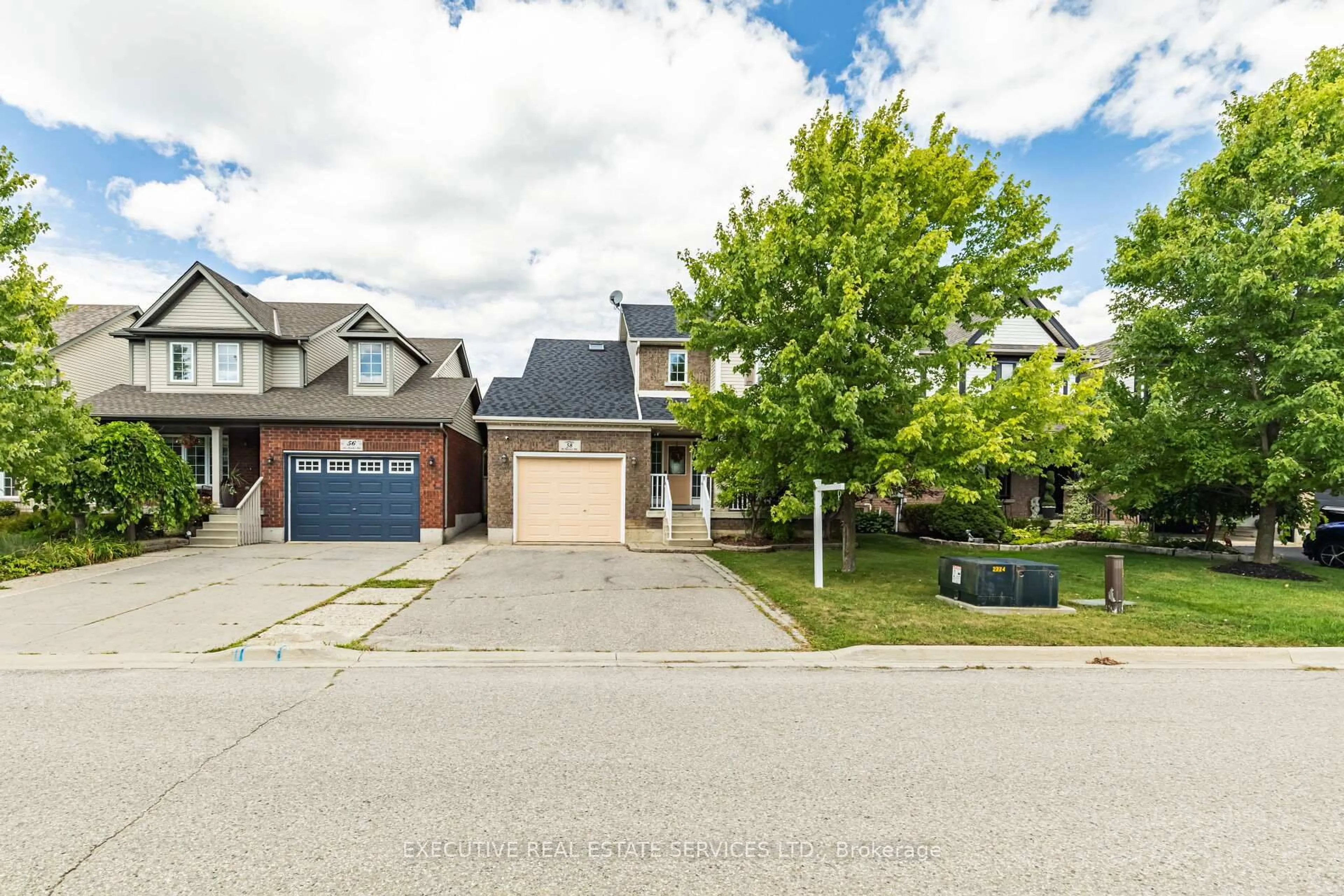 A pic from outside/outdoor area/front of a property/back of a property/a pic from drone, street for 58 McMaster Rd, Orangeville Ontario L9W 5K8