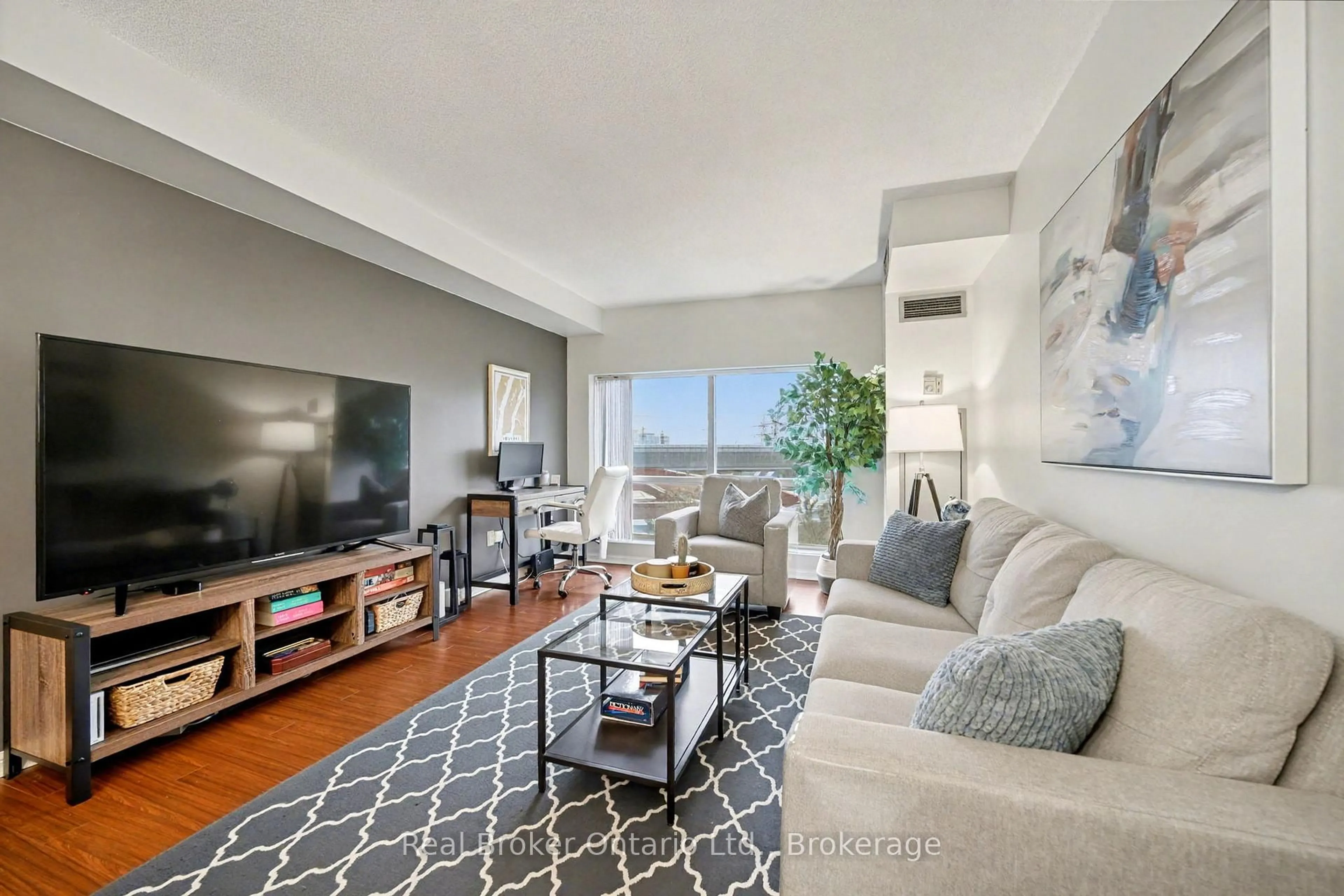 Living room with furniture, unknown for 101 SUBWAY Cres #309, Toronto Ontario M9B 6K4