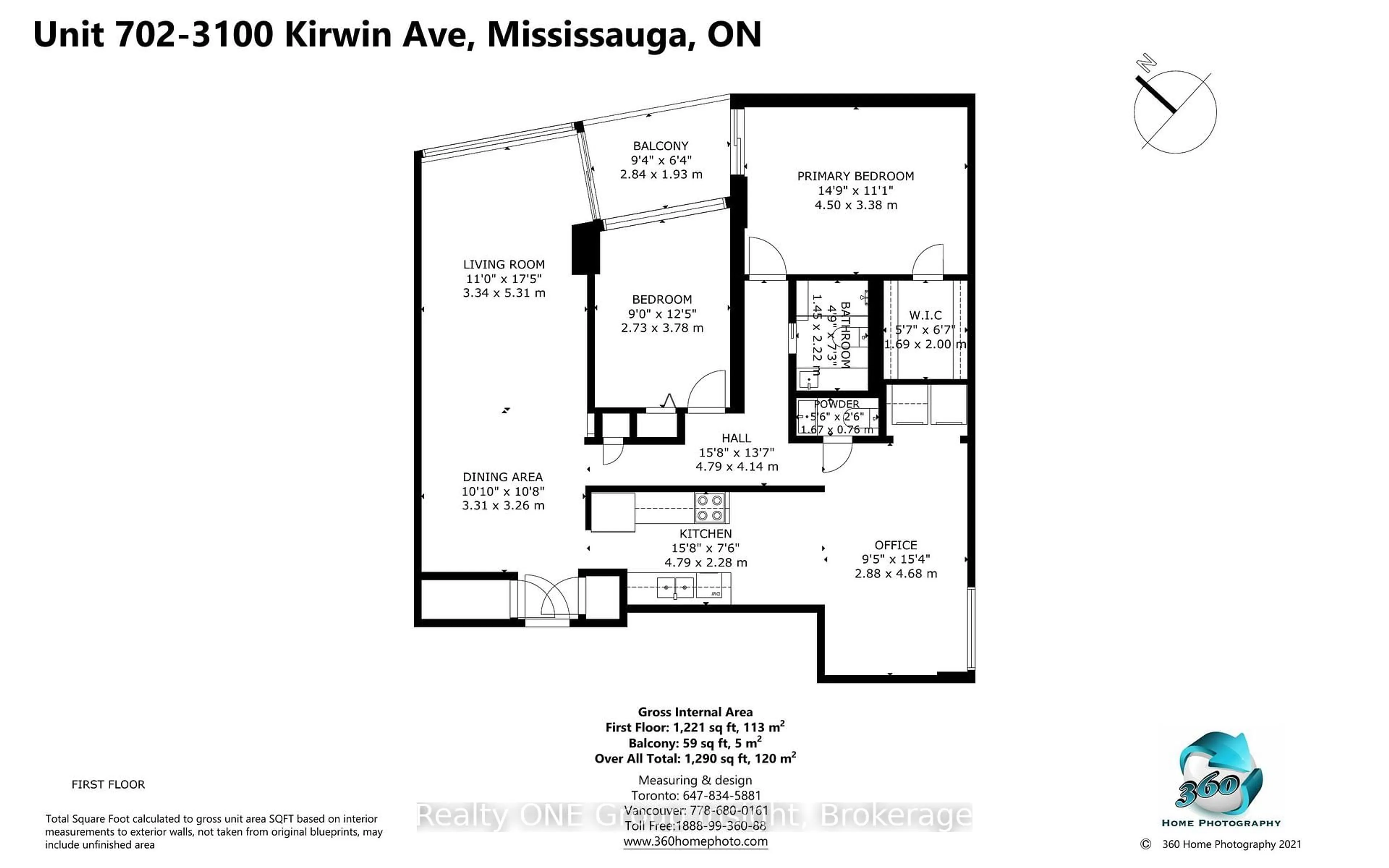 Floor plan for 3100 Kirwin Ave #702, Mississauga Ontario L5A 3S6
