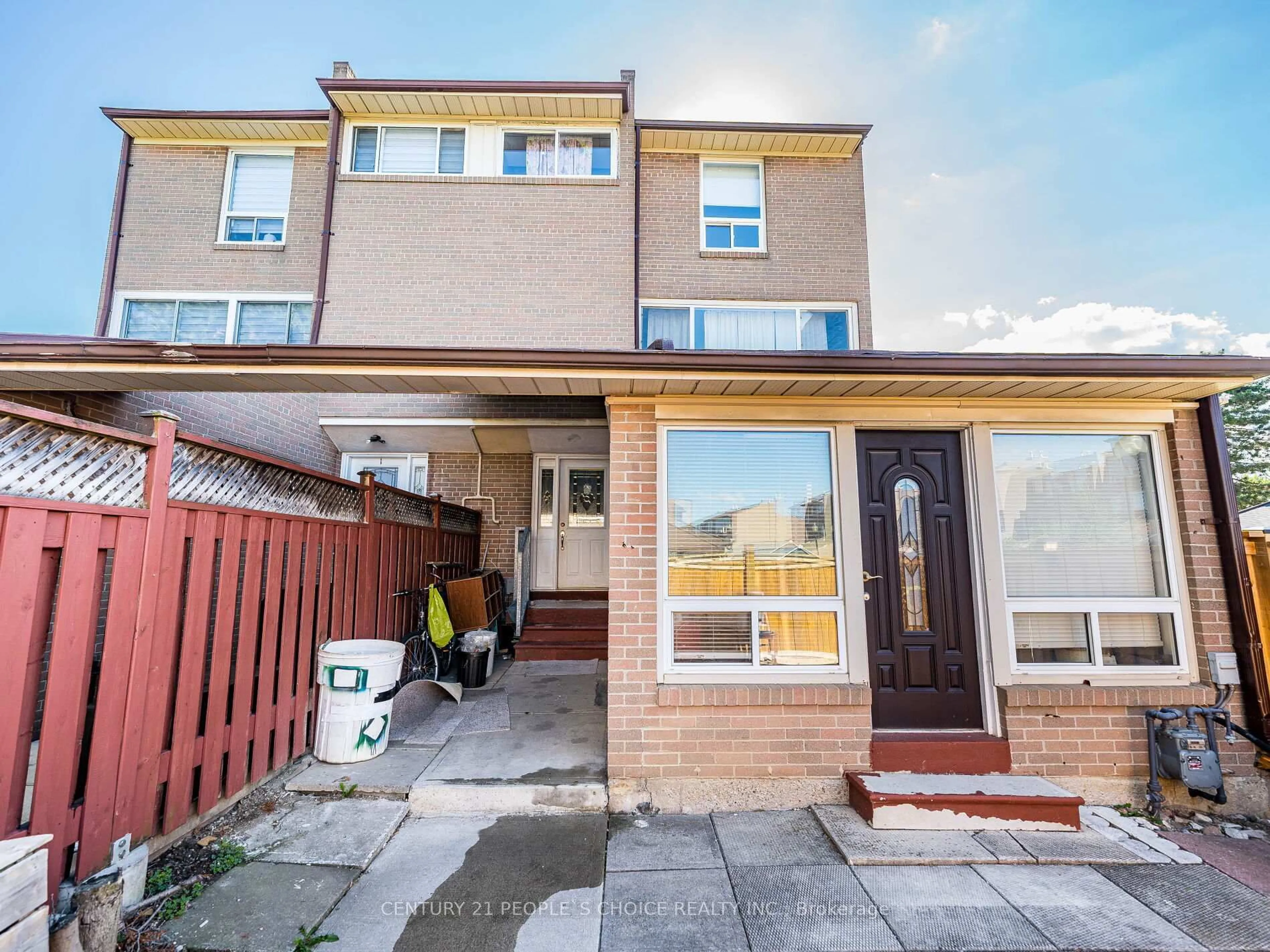 A pic from outside/outdoor area/front of a property/back of a property/a pic from drone, street for 242 John Garland Blvd #2, Toronto Ontario M9V 1N8