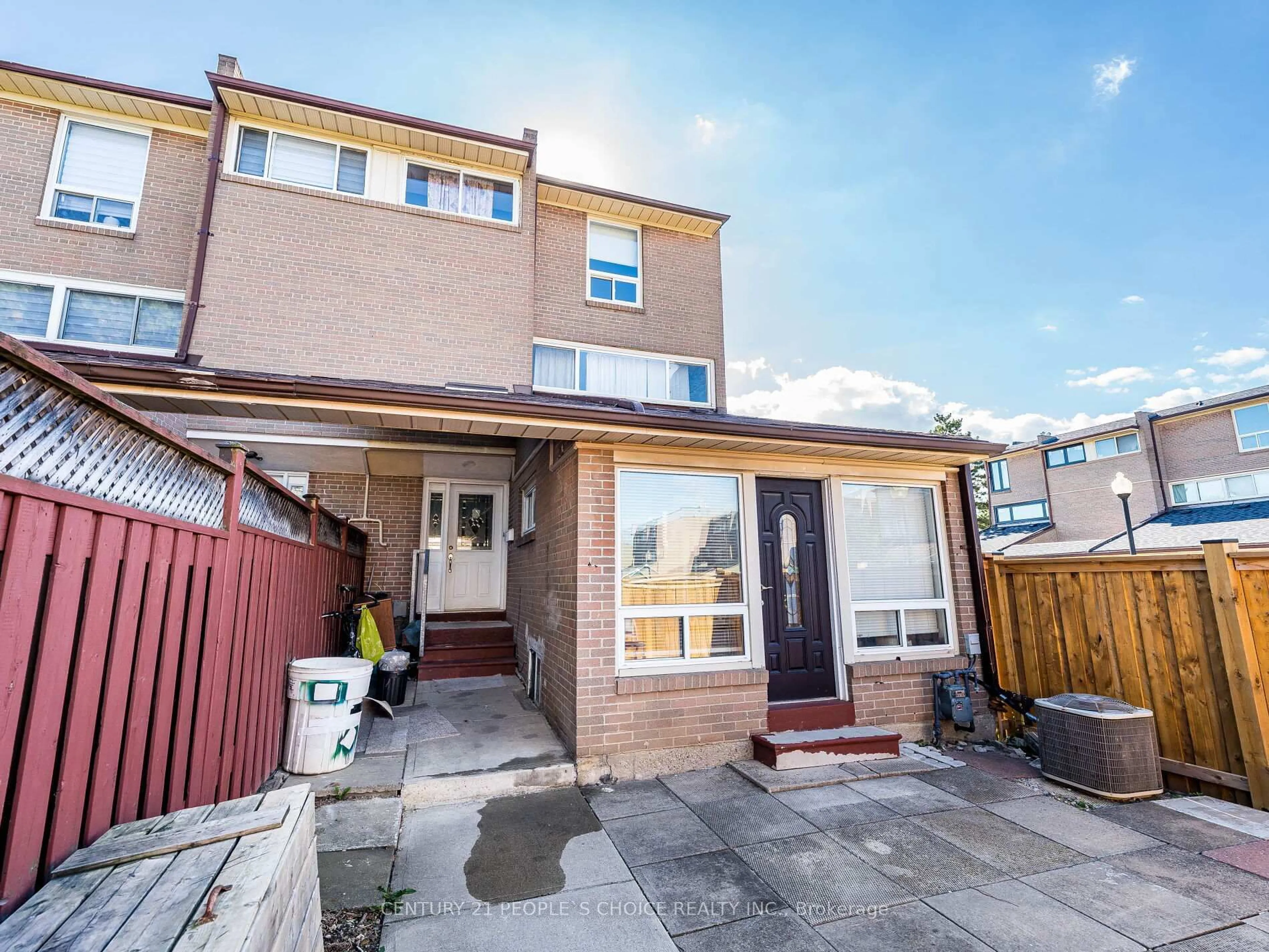 A pic from outside/outdoor area/front of a property/back of a property/a pic from drone, street for 242 John Garland Blvd #2, Toronto Ontario M9V 1N8
