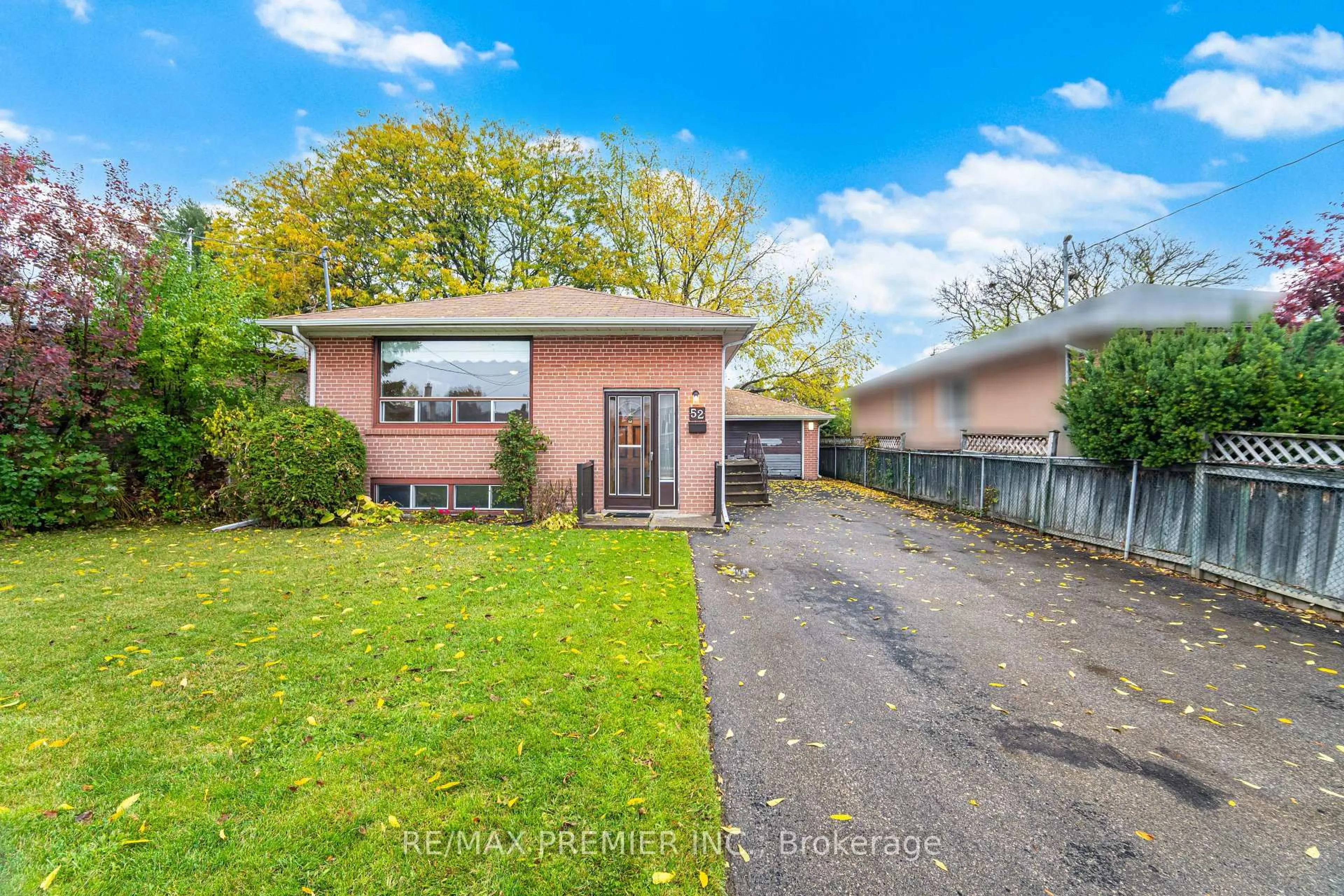 A pic from outside/outdoor area/front of a property/back of a property/a pic from drone, street for 52 Alhart Dr, Toronto Ontario M9V 2N3