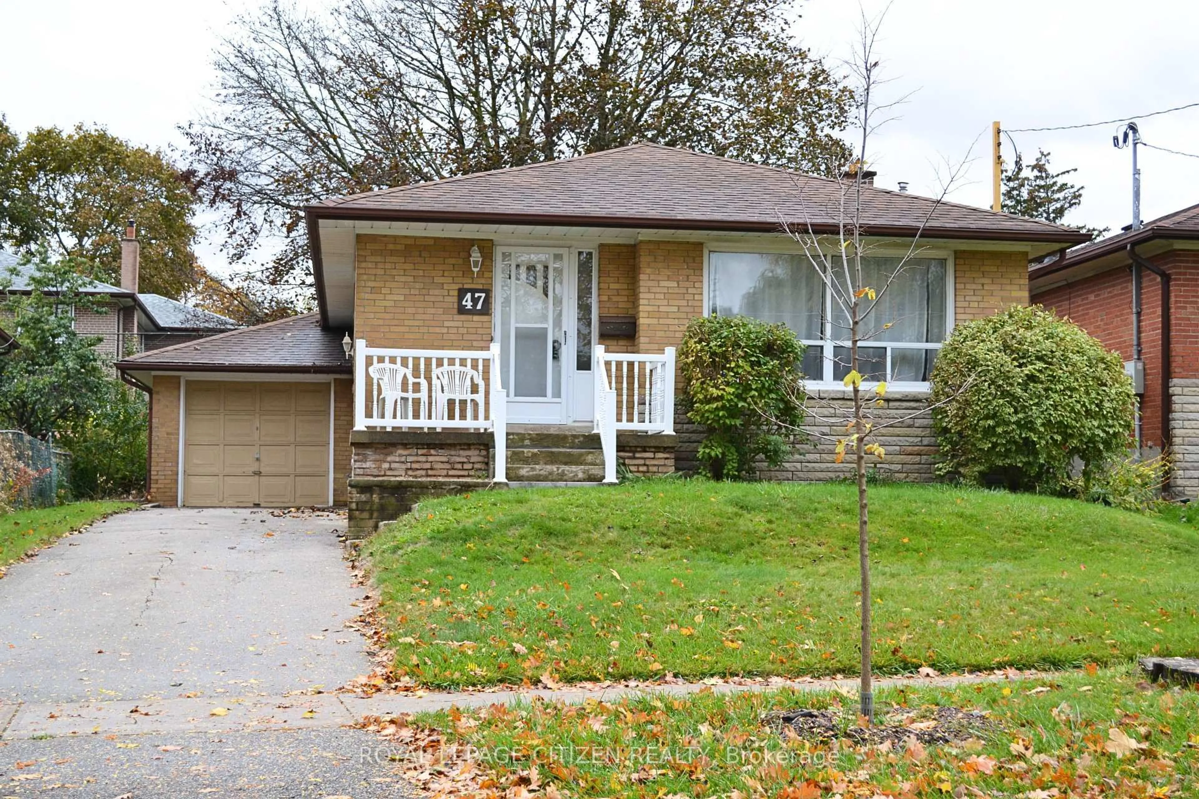 Home with brick exterior material, street for 47 Barkwin Dr, Toronto Ontario M9V 2W5