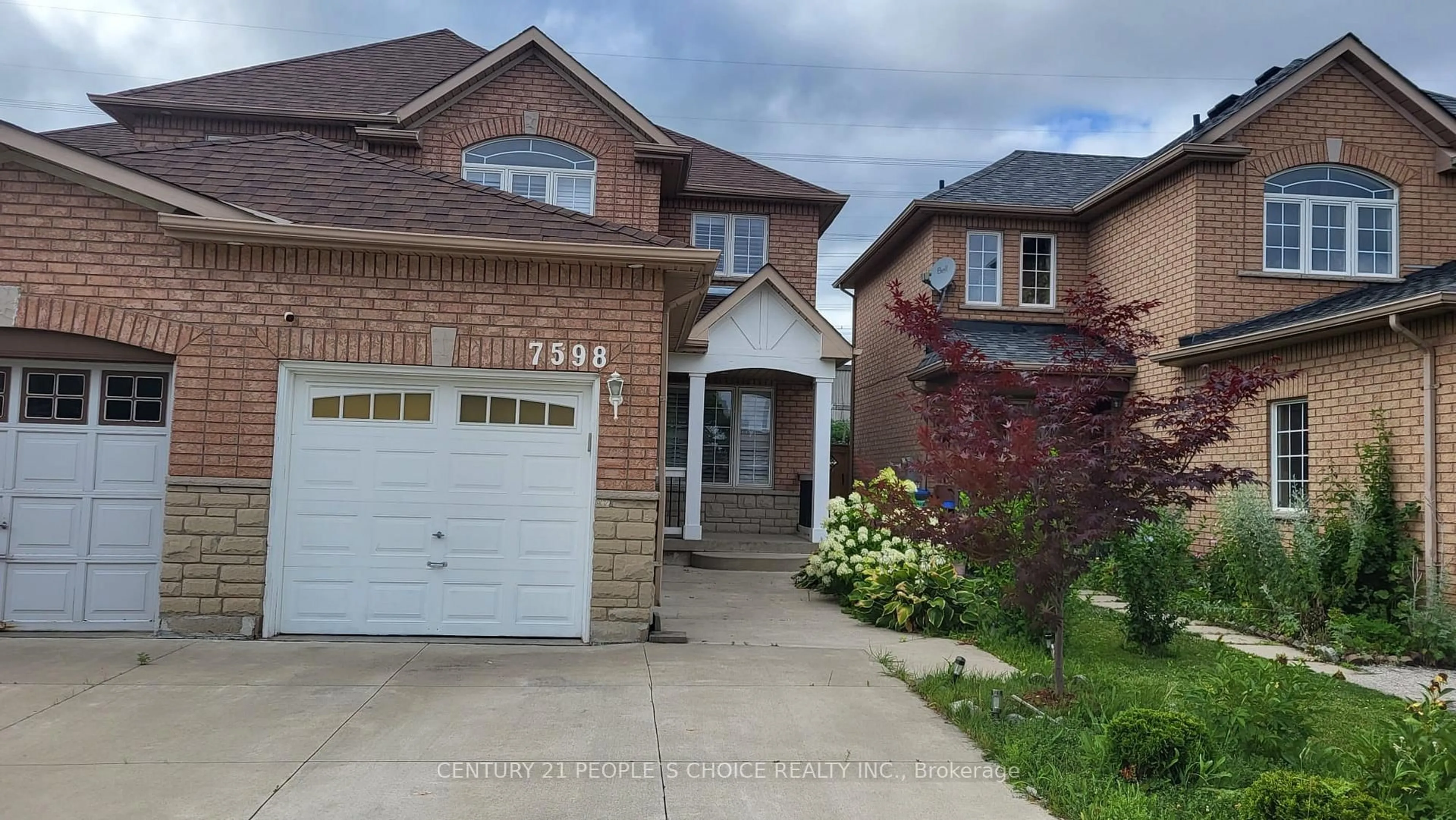 Home with brick exterior material, street for 7598 Black Walnut Tr, Mississauga Ontario L5N 8A7