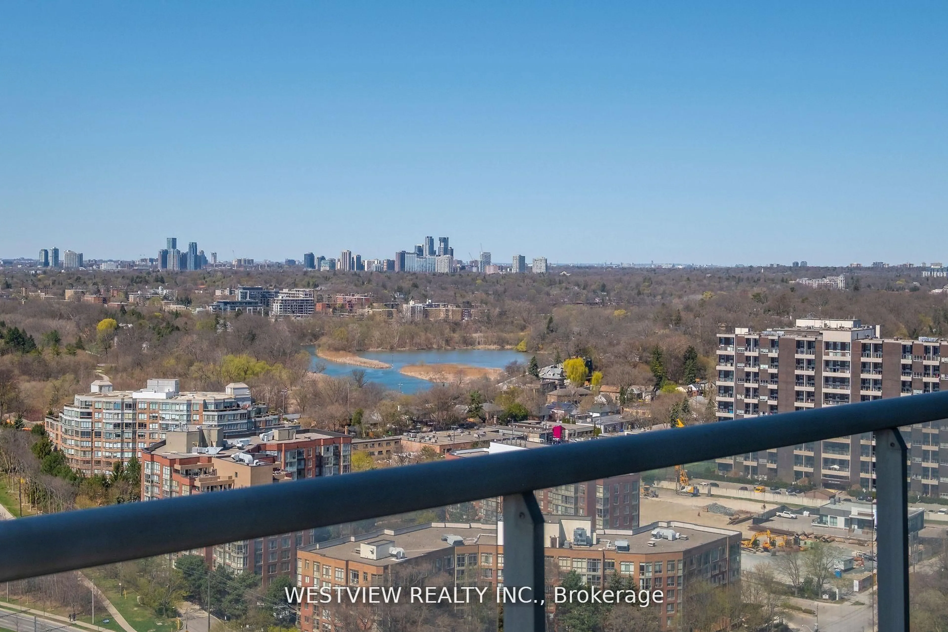A pic from outside/outdoor area/front of a property/back of a property/a pic from drone, water/lake/river/ocean view for 15 Windermere Ave #2610, Toronto Ontario M6S 5A2