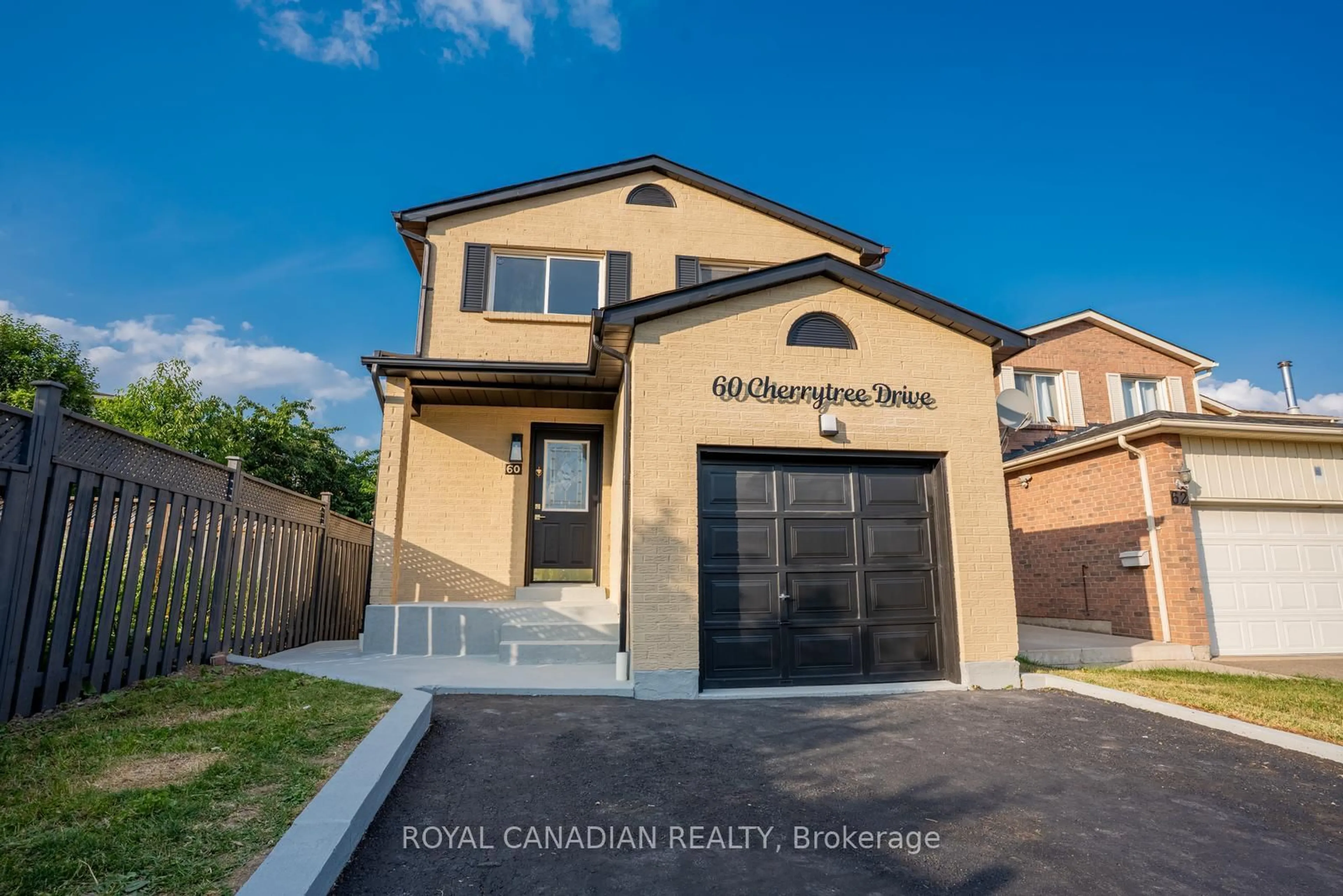 Home with brick exterior material, street for 60 Cherrytree Dr, Brampton Ontario L6Y 3P5