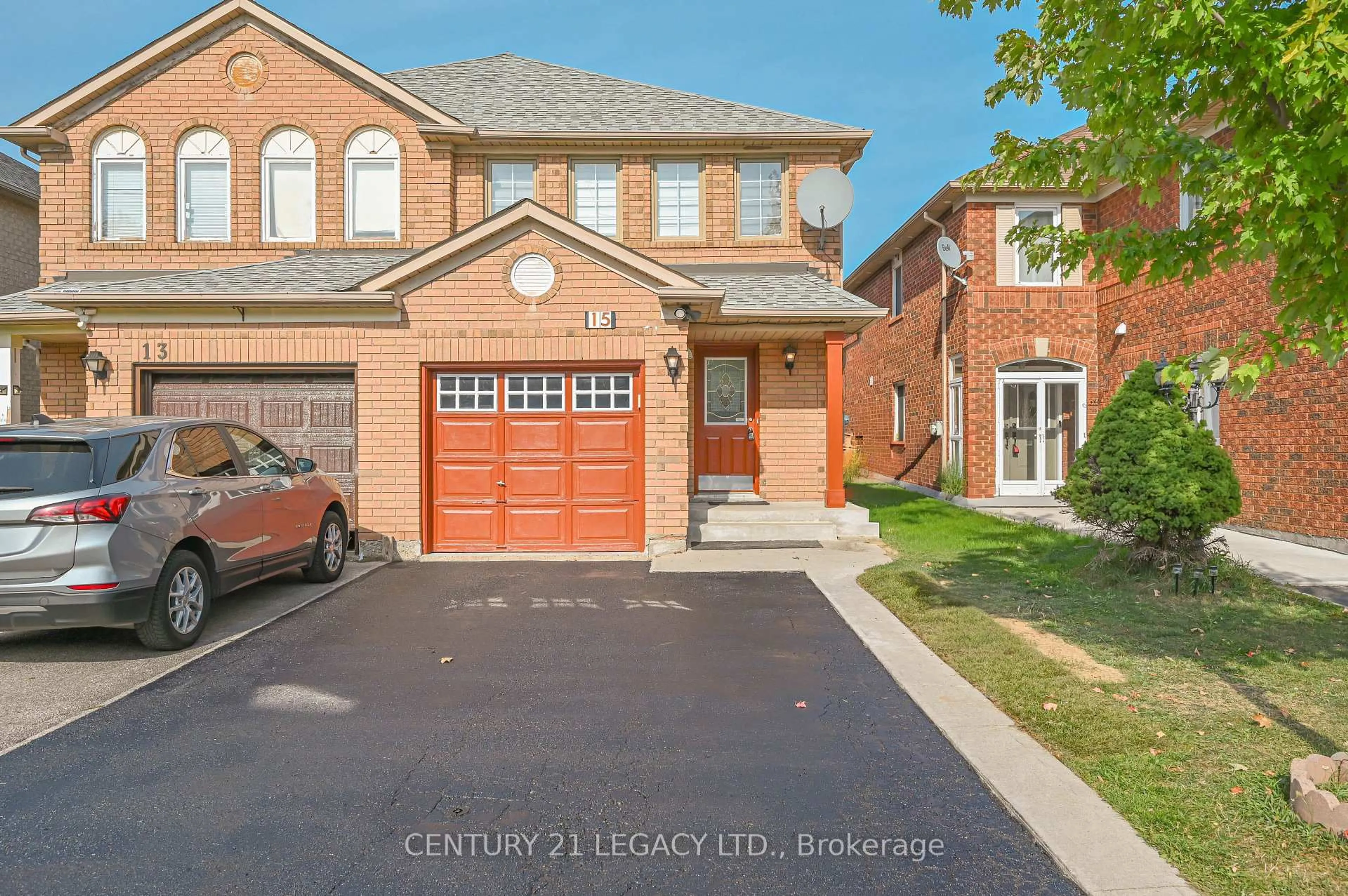 Home with brick exterior material, street for 15 Dusty Star Rd, Brampton Ontario L6R 1Y5