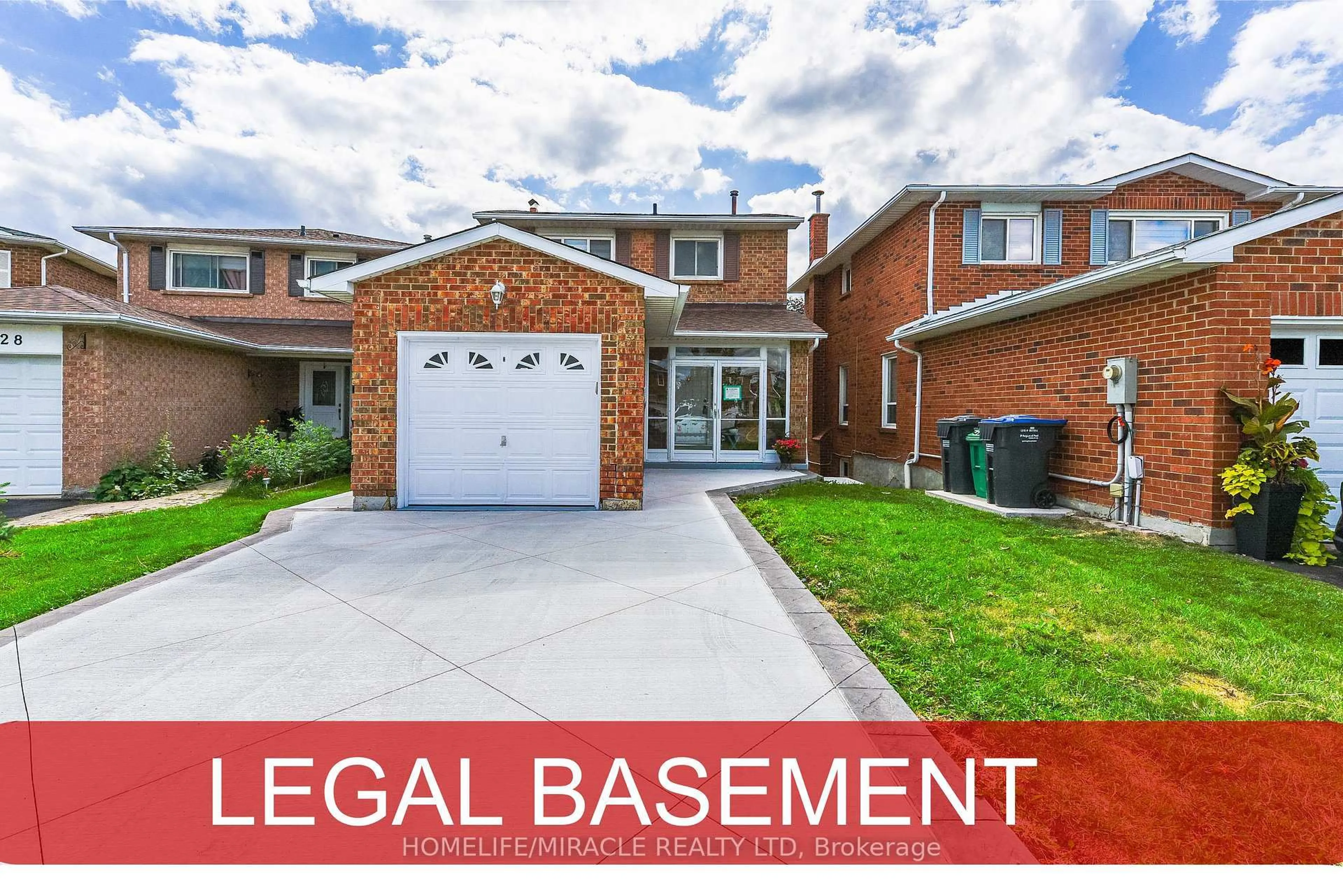 Home with brick exterior material, street for 30 Peaceful Pl, Brampton Ontario L6S 4E6