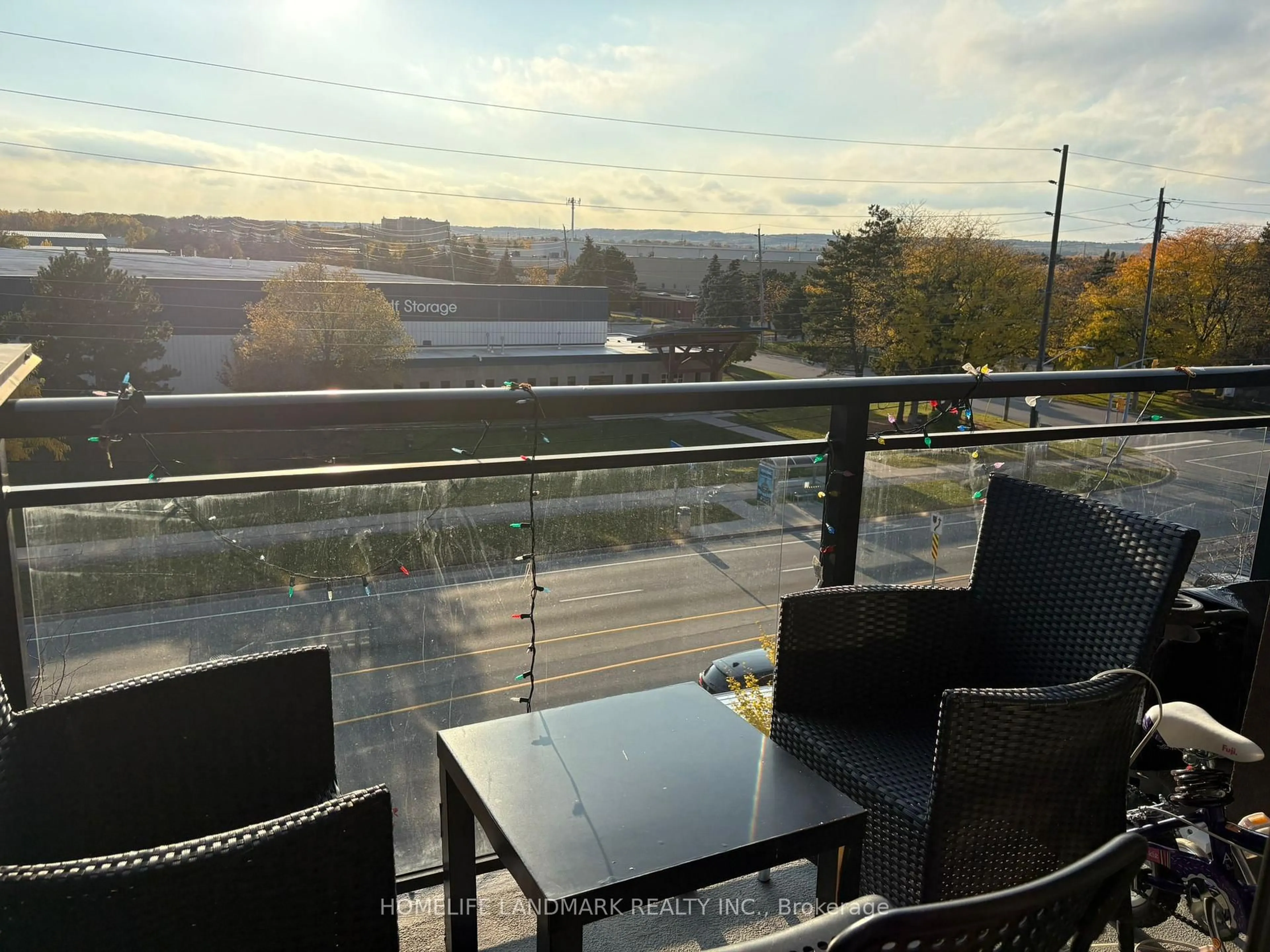 Balcony in the apartment, water/lake/river/ocean view for 5020 Corporate Dr #410, Burlington Ontario L7L 0H7